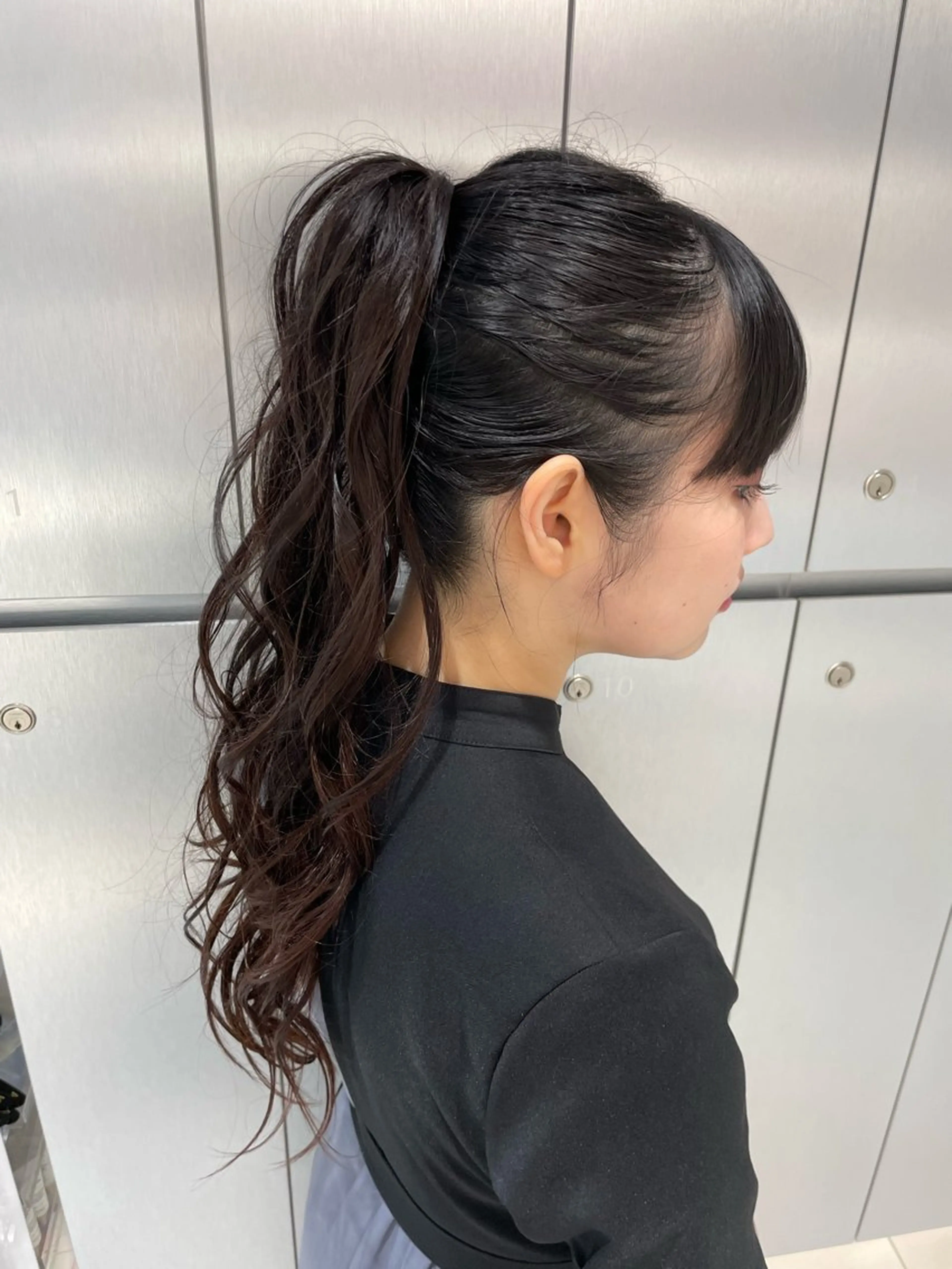 ヘアアレンジ ポニーテール 結婚式・ブライダル ヘアセット ヘアセット🎀耳つぼ 👂💎MONAMIのヘアスタイル