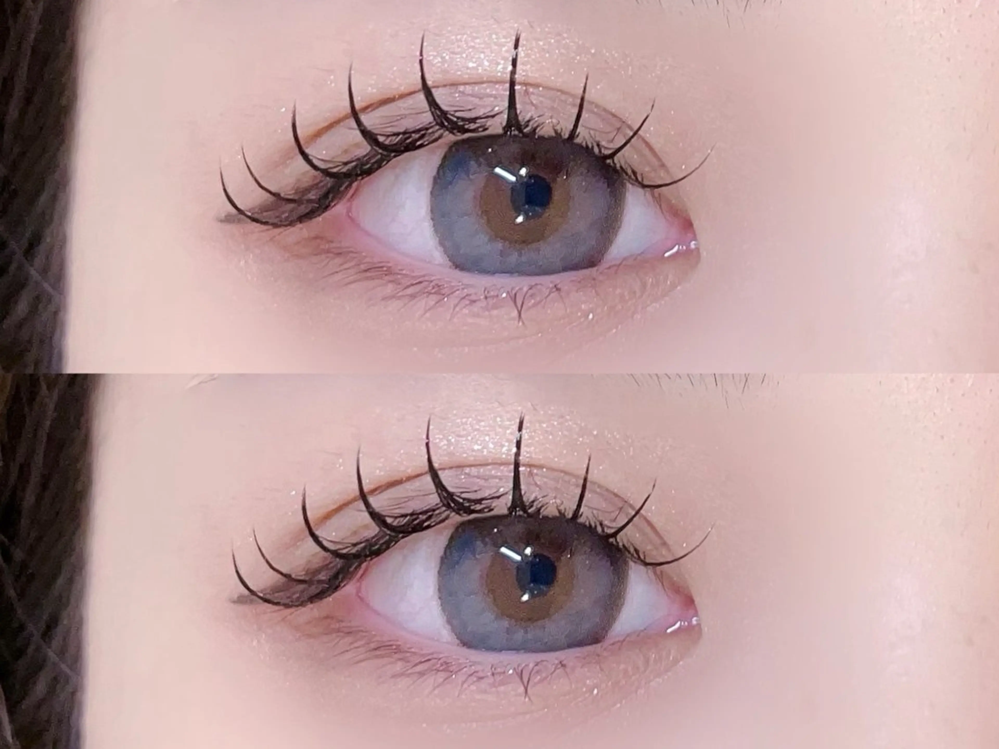 マツエク・マツパ キュート フラットラッシュ マツエク 🦋束感/LEDエク Hibiki🦋のマツエク・マツパデザイン