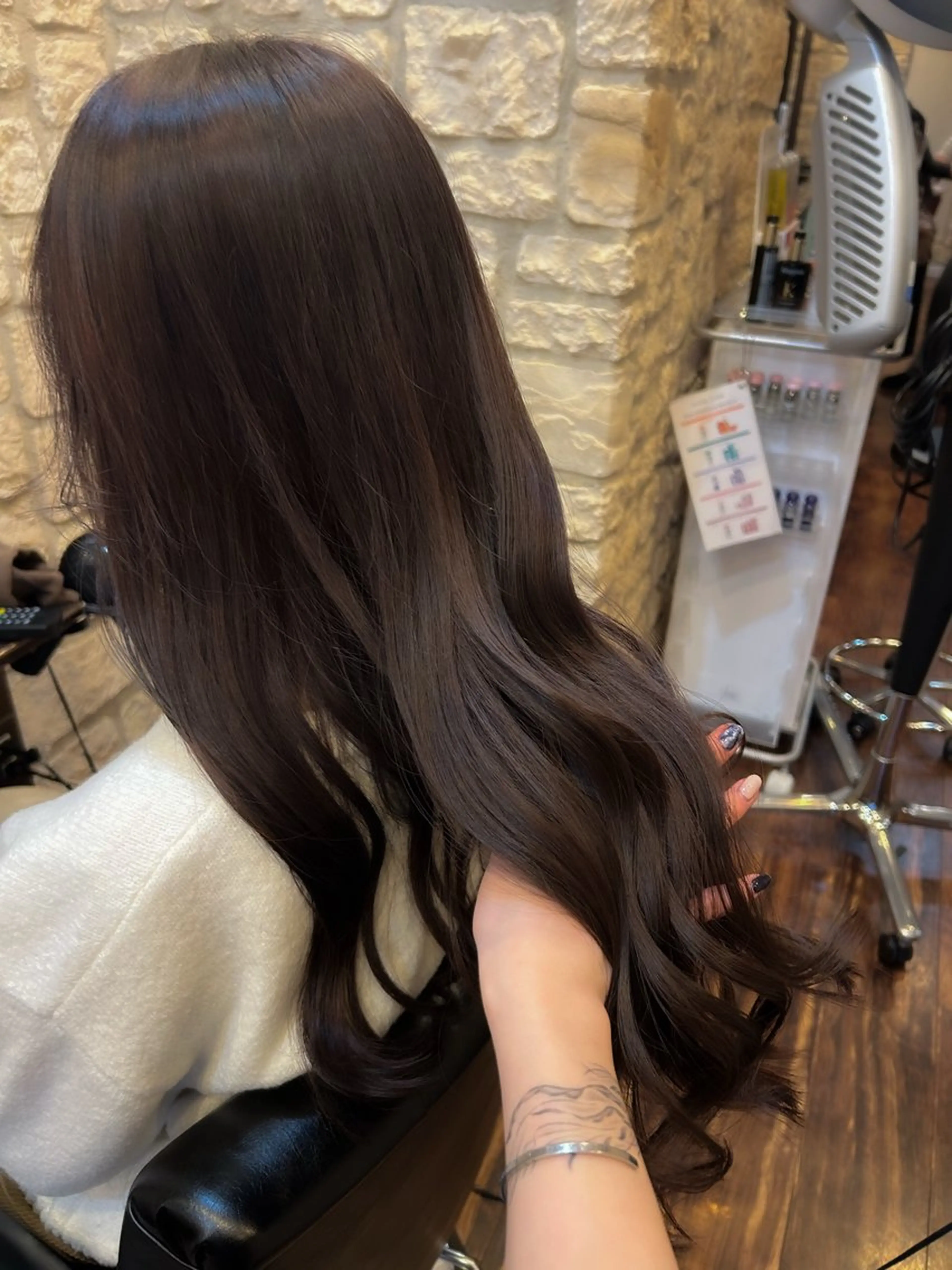 ロング カラー ブリーチ ブラウンカラー 🪼宮当 亜海🪼のヘアスタイル