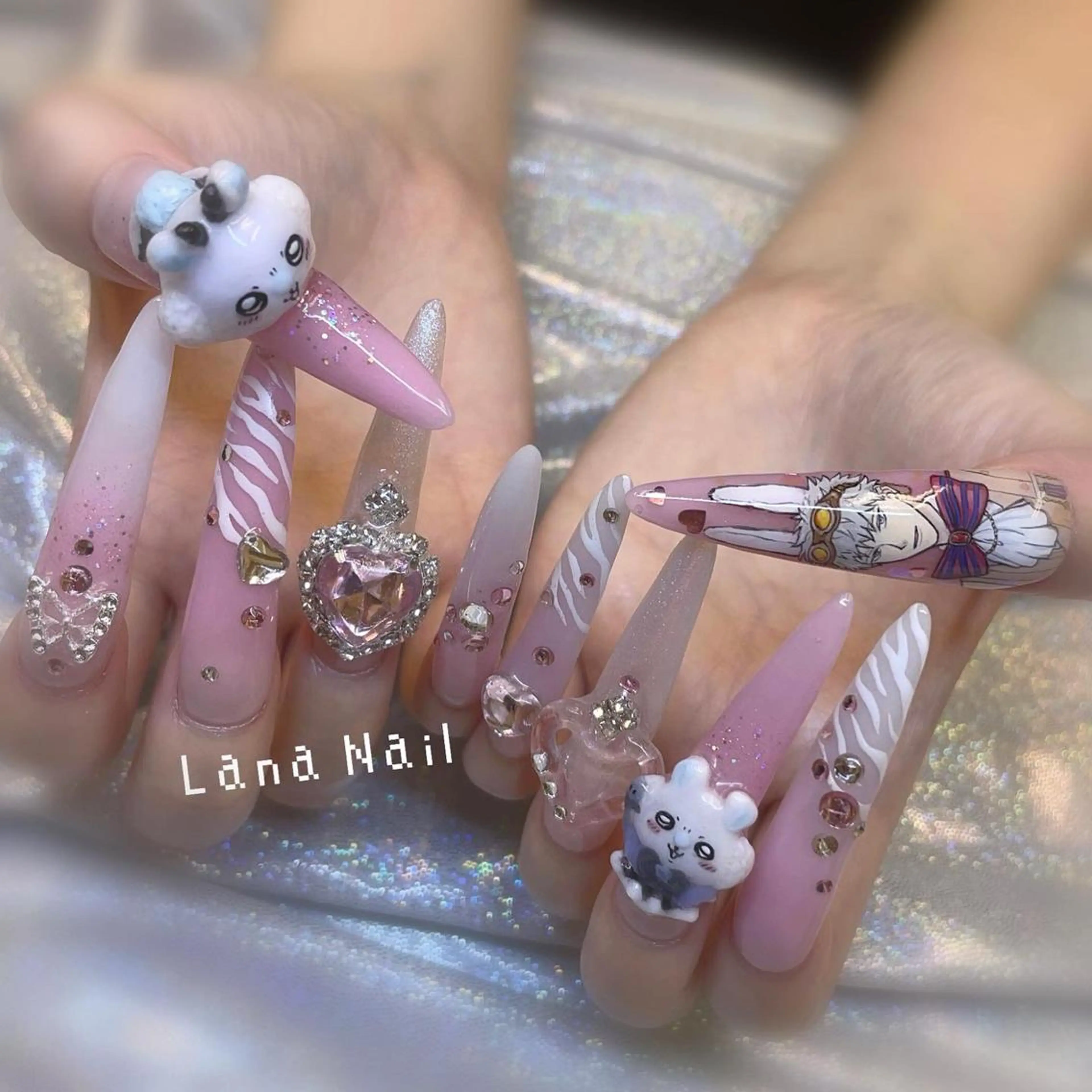 ネイル ロングネイル スカルプネイル Lana Nailのネイルデザイン