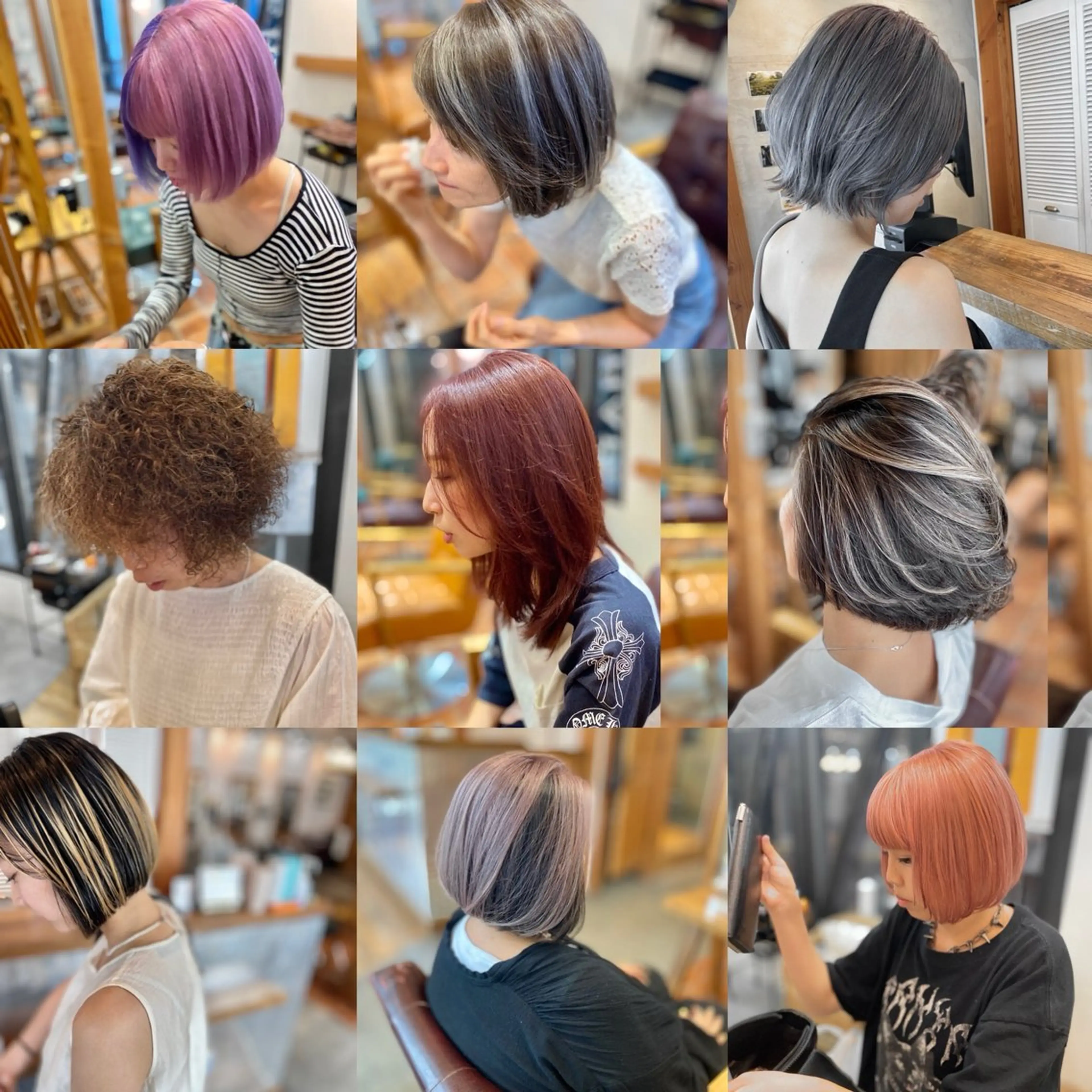 ショート ボブ ハイライト ショートヘア 木村丈晴✂️ご来店 お待ちしてます😊のヘアスタイル