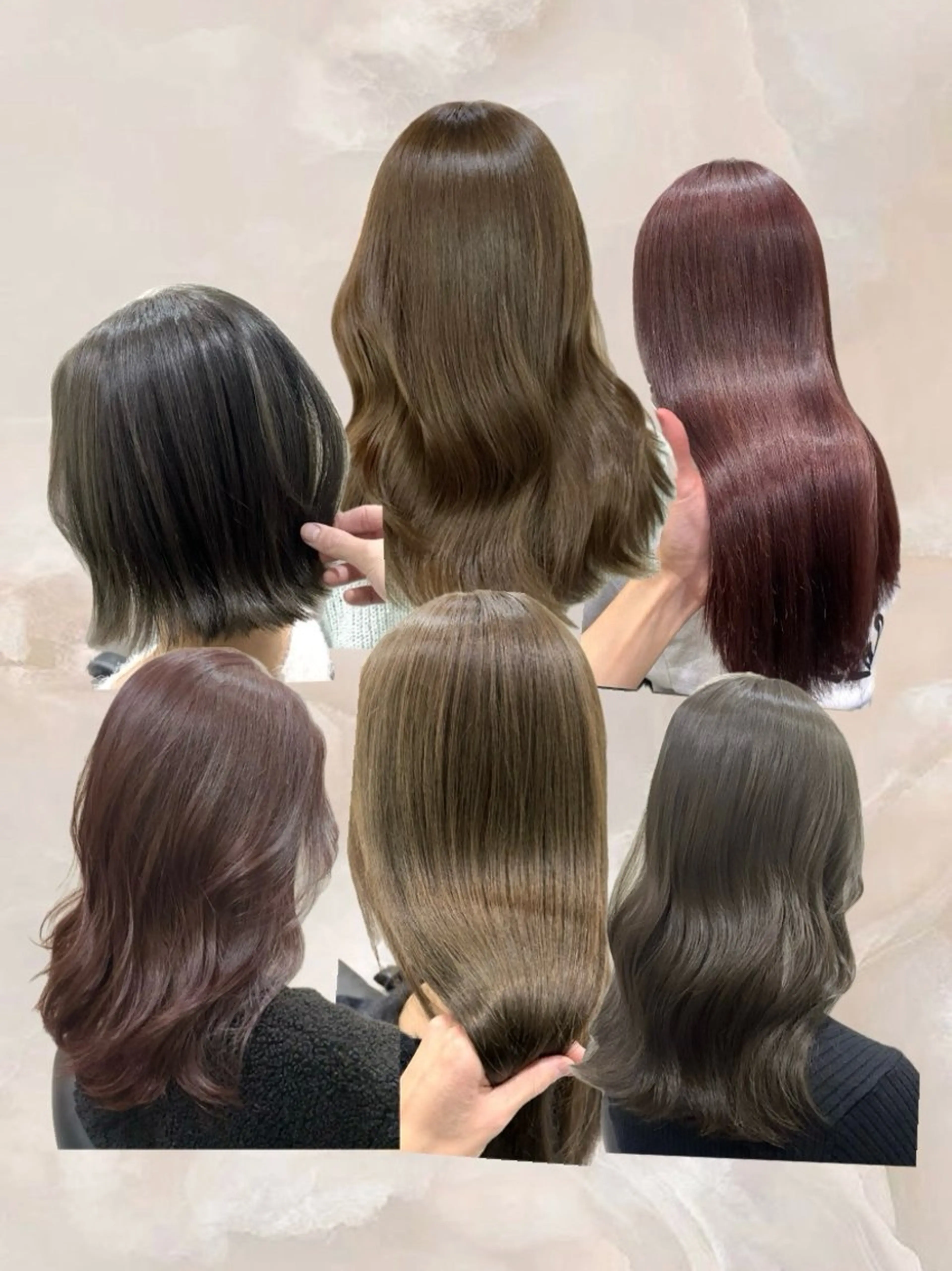 ロング 縮毛矯正 カット ヘアカラー トリートメント オリーブ🌿ブリーチ なし◎Azusaのヘアスタイル