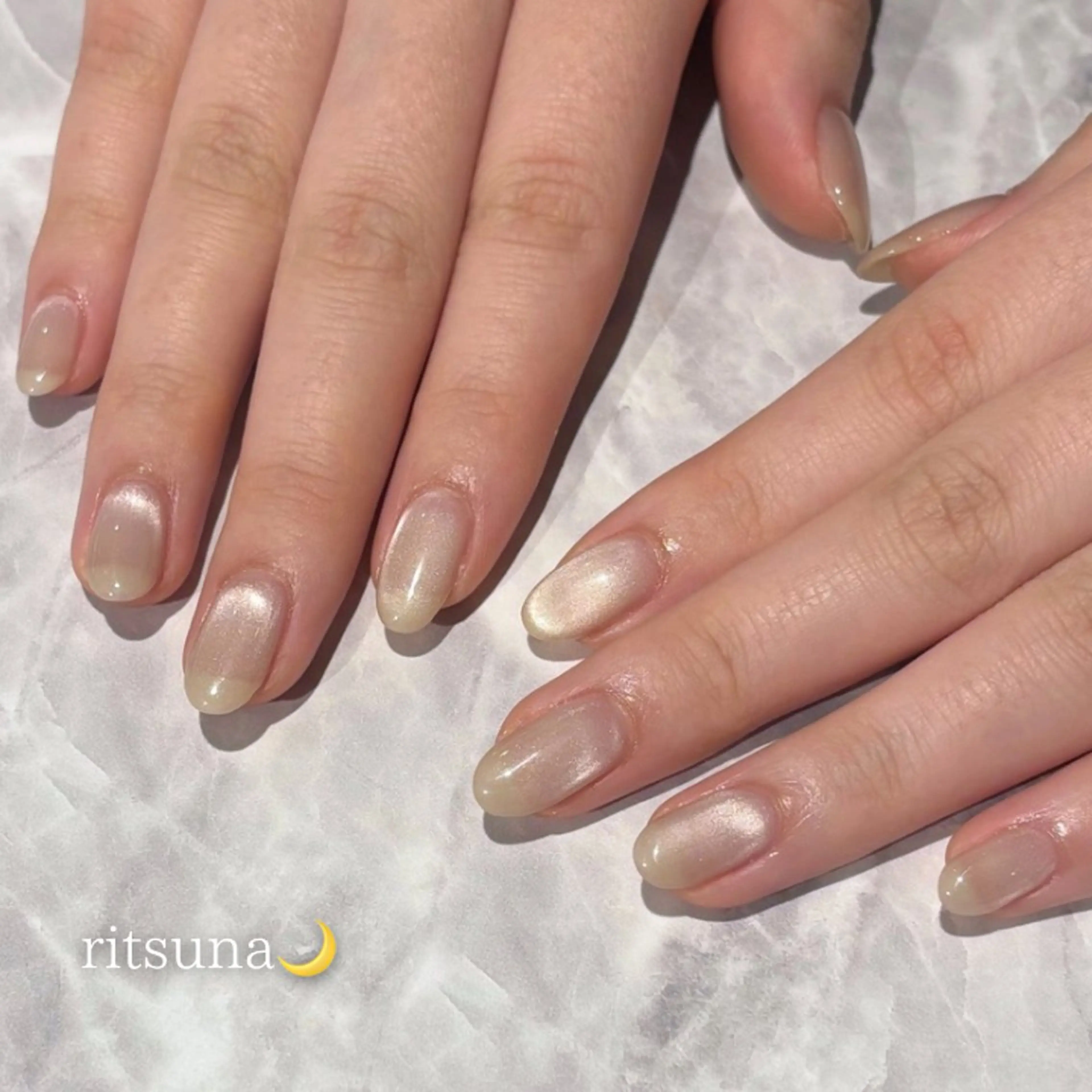 ネイル ritsuna🌙 nail 堺筋本町のネイルデザイン