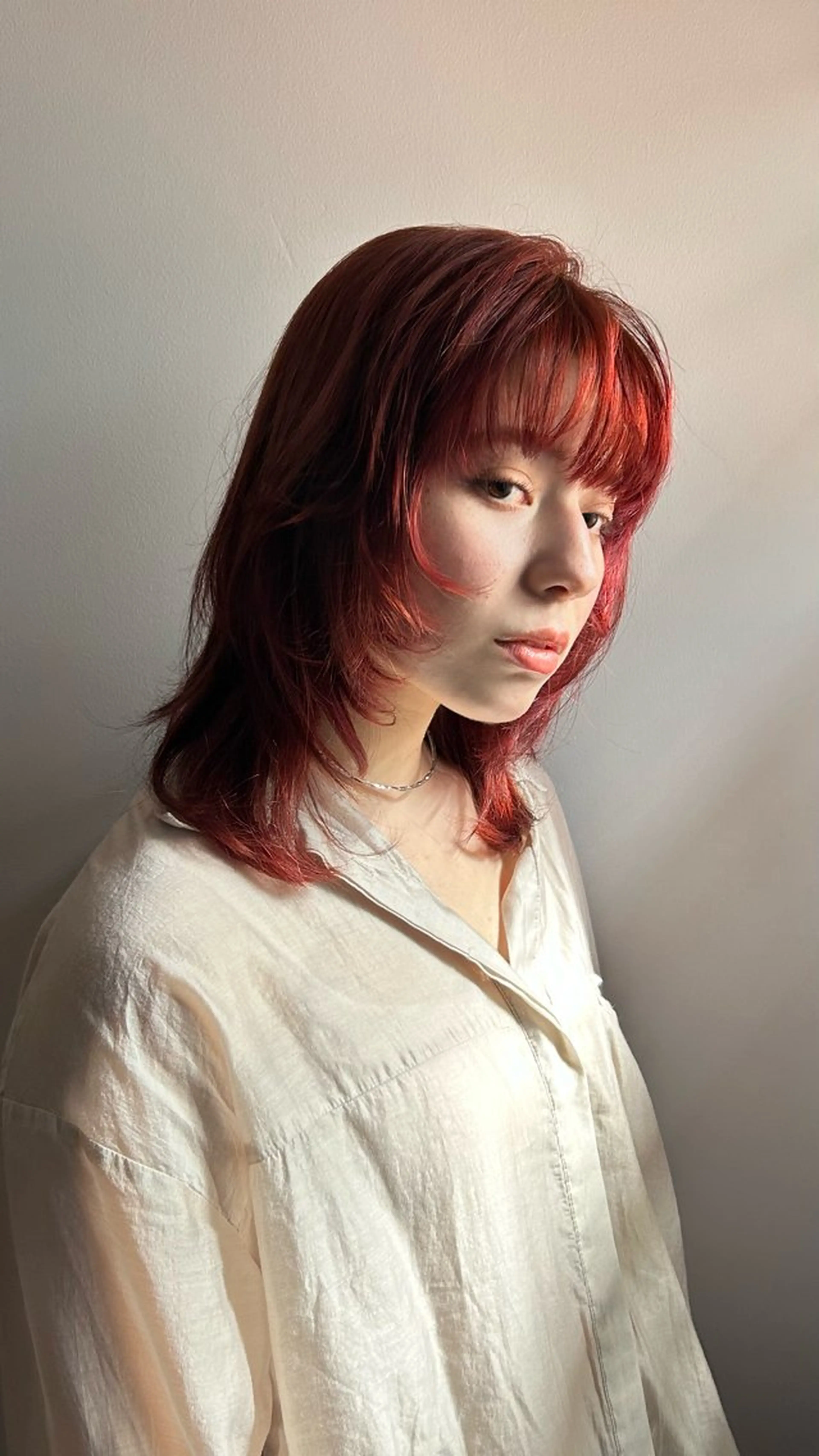 ミディアム ~洗練ナチュラル~ 🪵 岡田 知佳のヘアスタイル