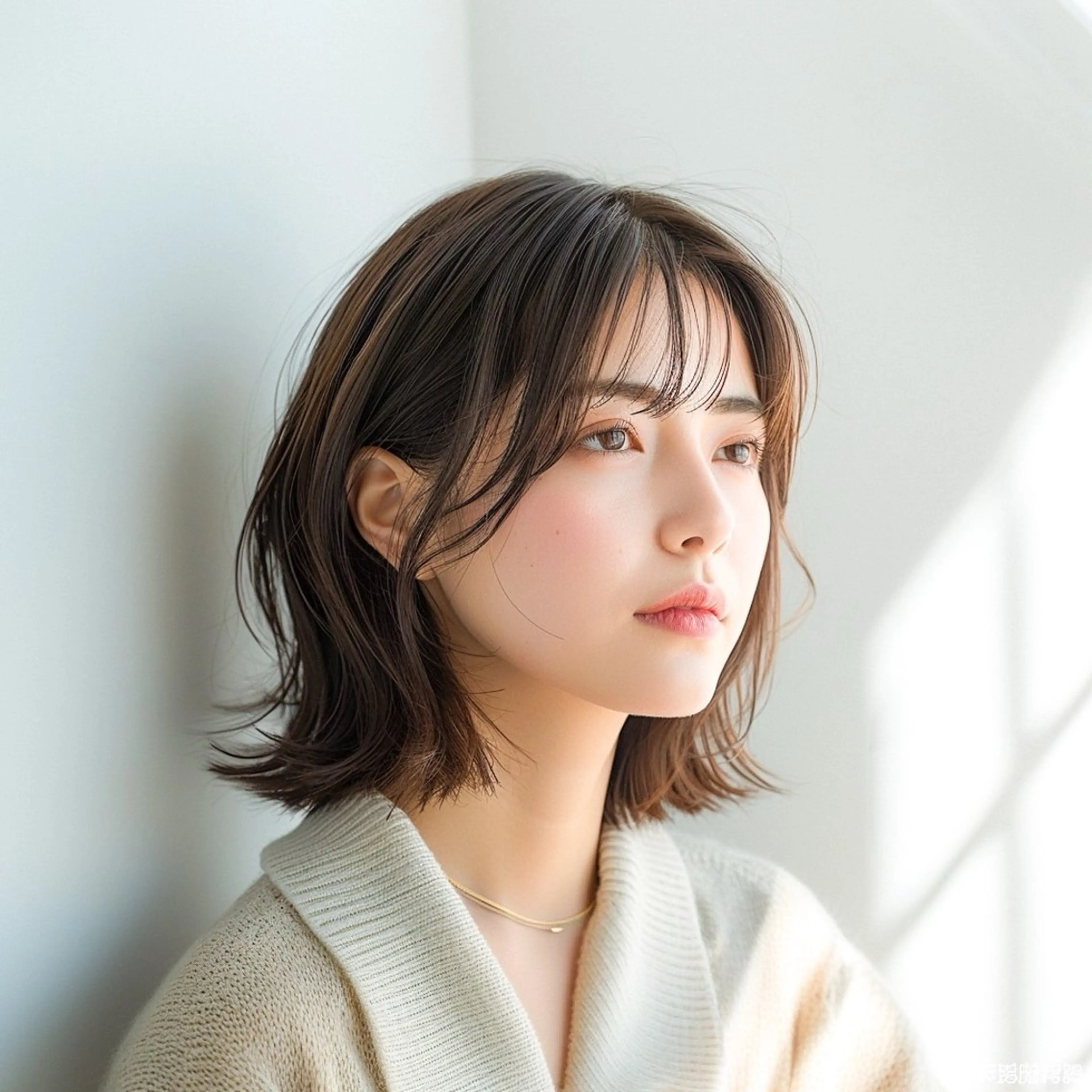 ミディアム カラー カット ヘアカラー edA. 鎌倉のヘアスタイル