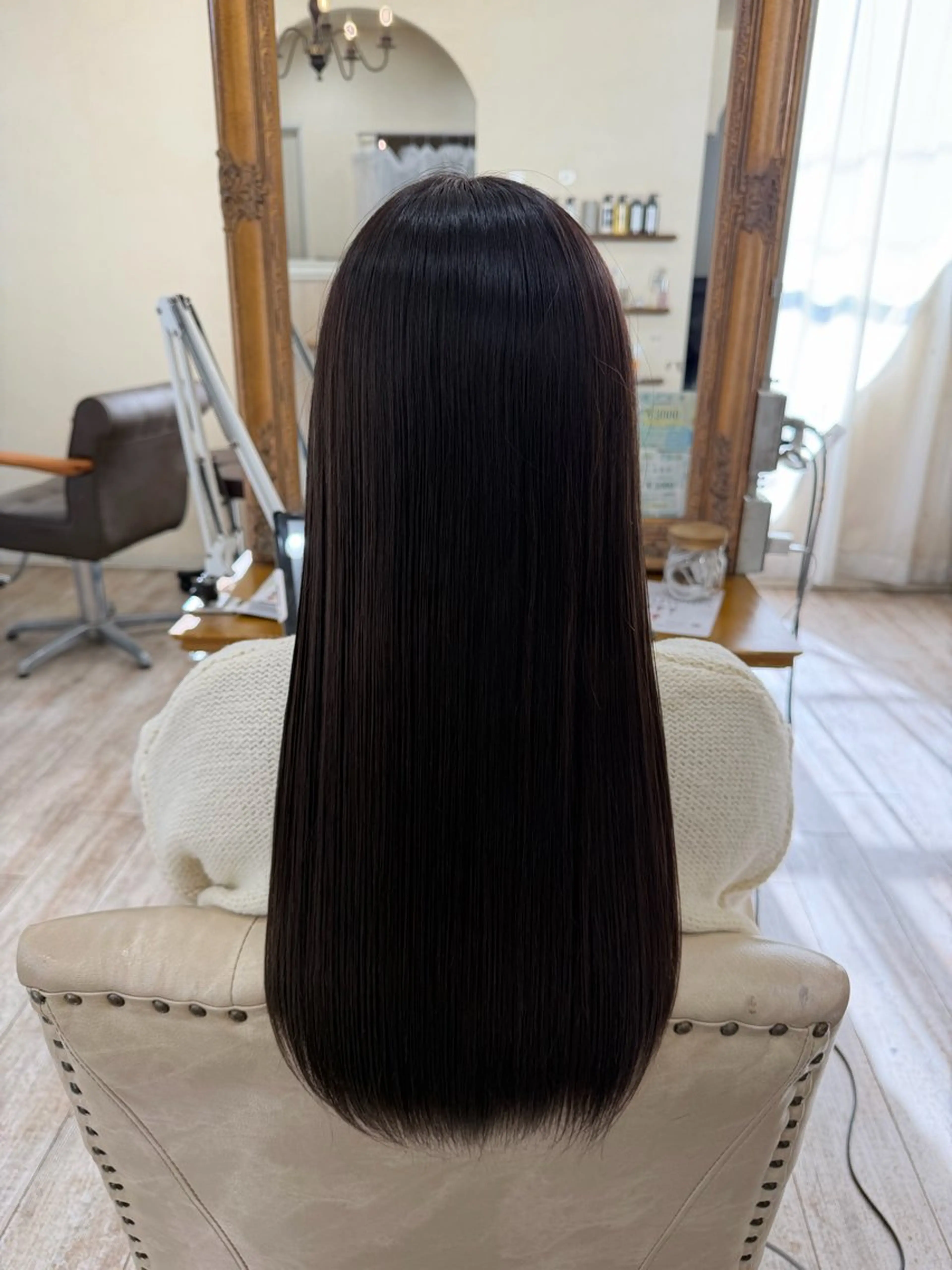 ロング カラー 髪質改善 レイヤーカット ロング カット ヘアカラー 縮毛矯正 トリートメント 新越谷noble店長 松本拓也▶◀*.のヘアスタイル