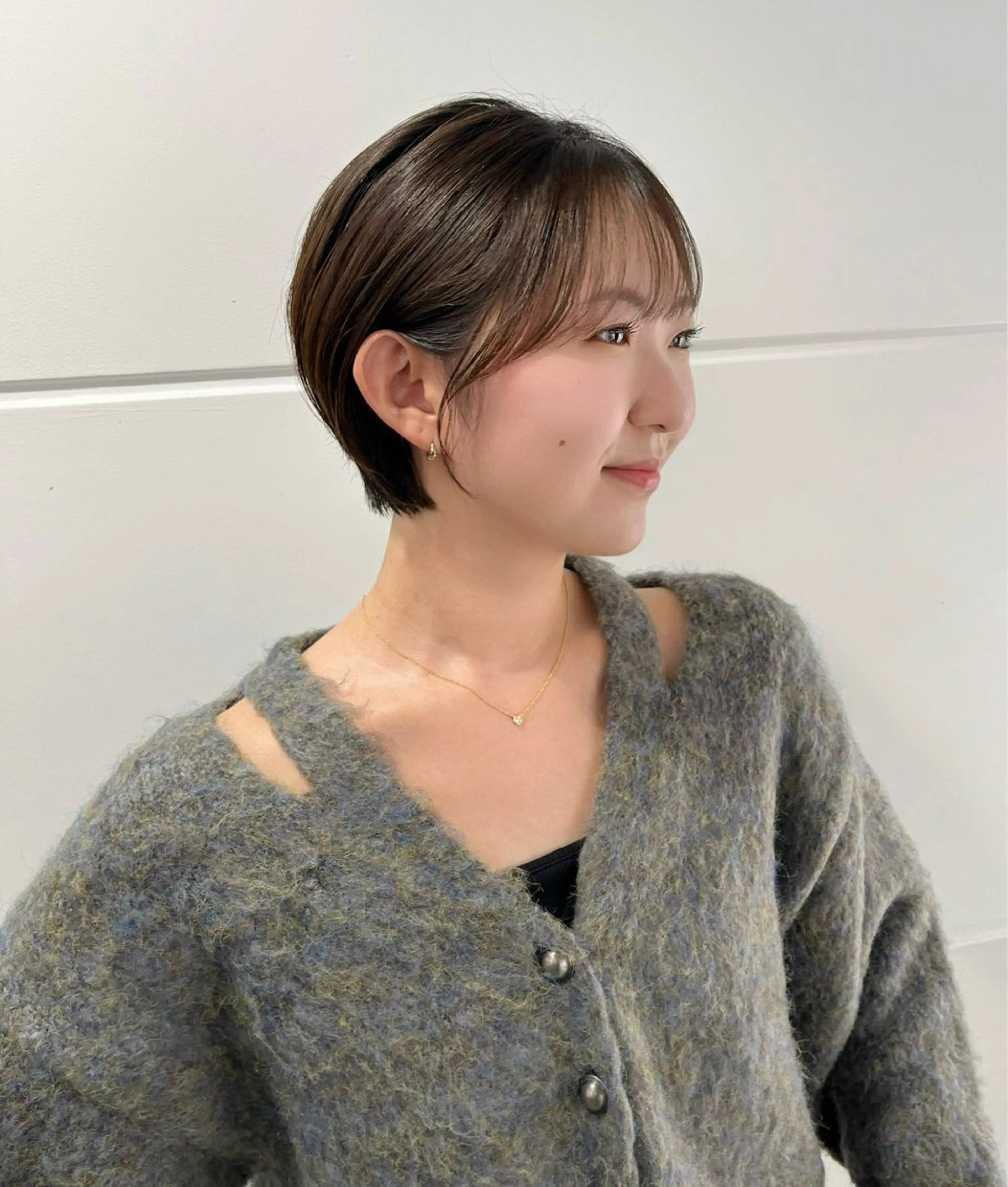 ショート 縮毛矯正/ハイトーン /パーマ/せき🧸のヘアスタイル