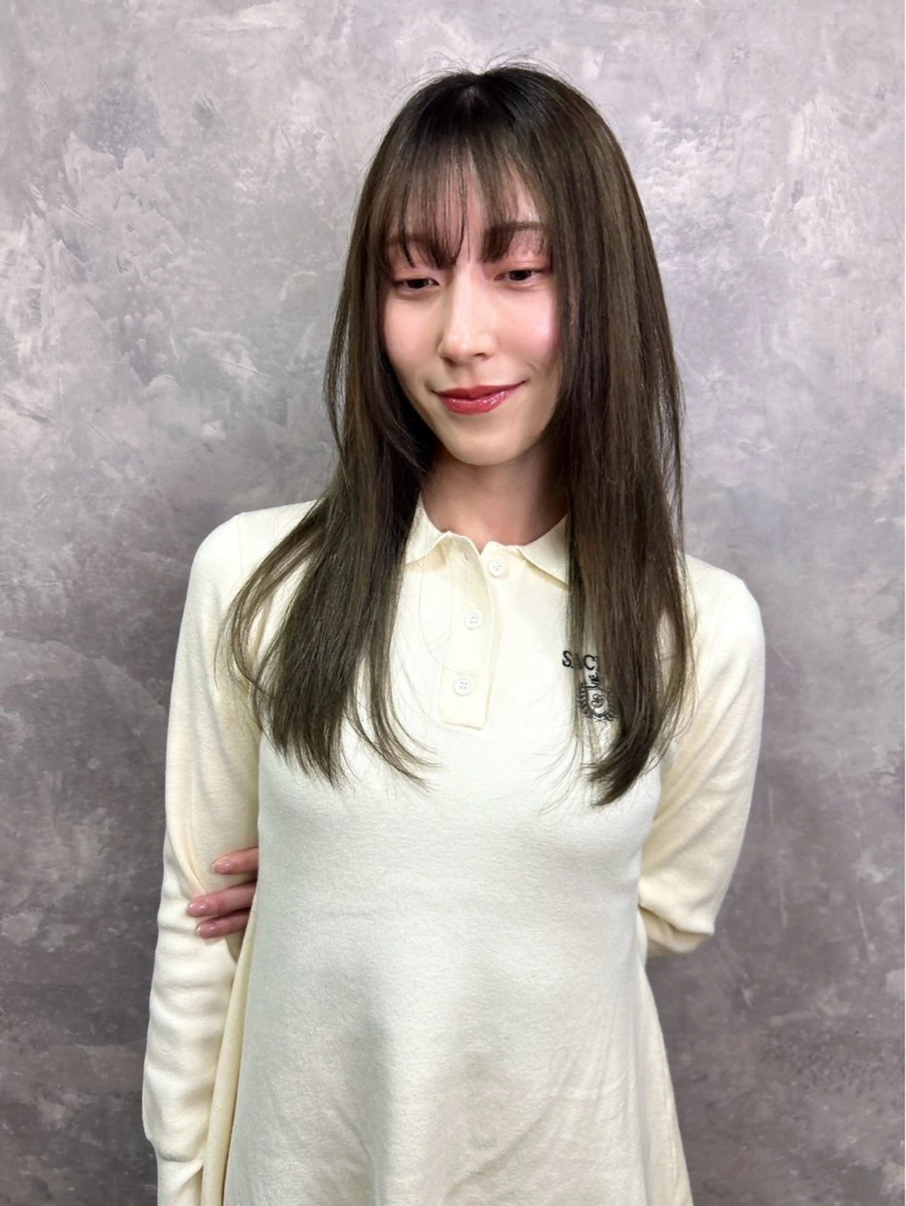 セミロング 💎髪質改善/縮毛 矯正💎メンズパーマのヘアスタイル