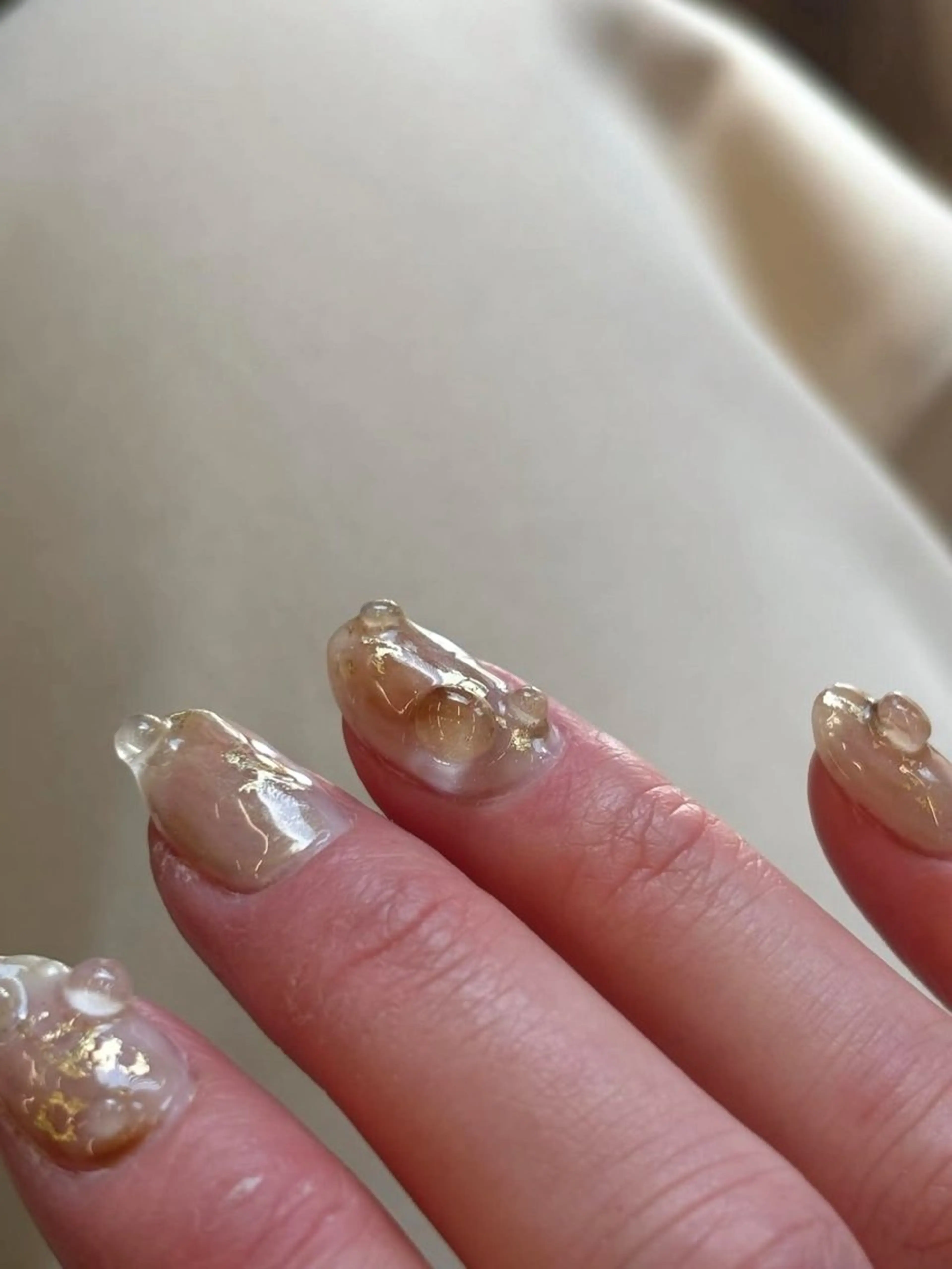 ネイル クリアネイル ハンドネイル Kel_y by yayoiのネイルデザイン