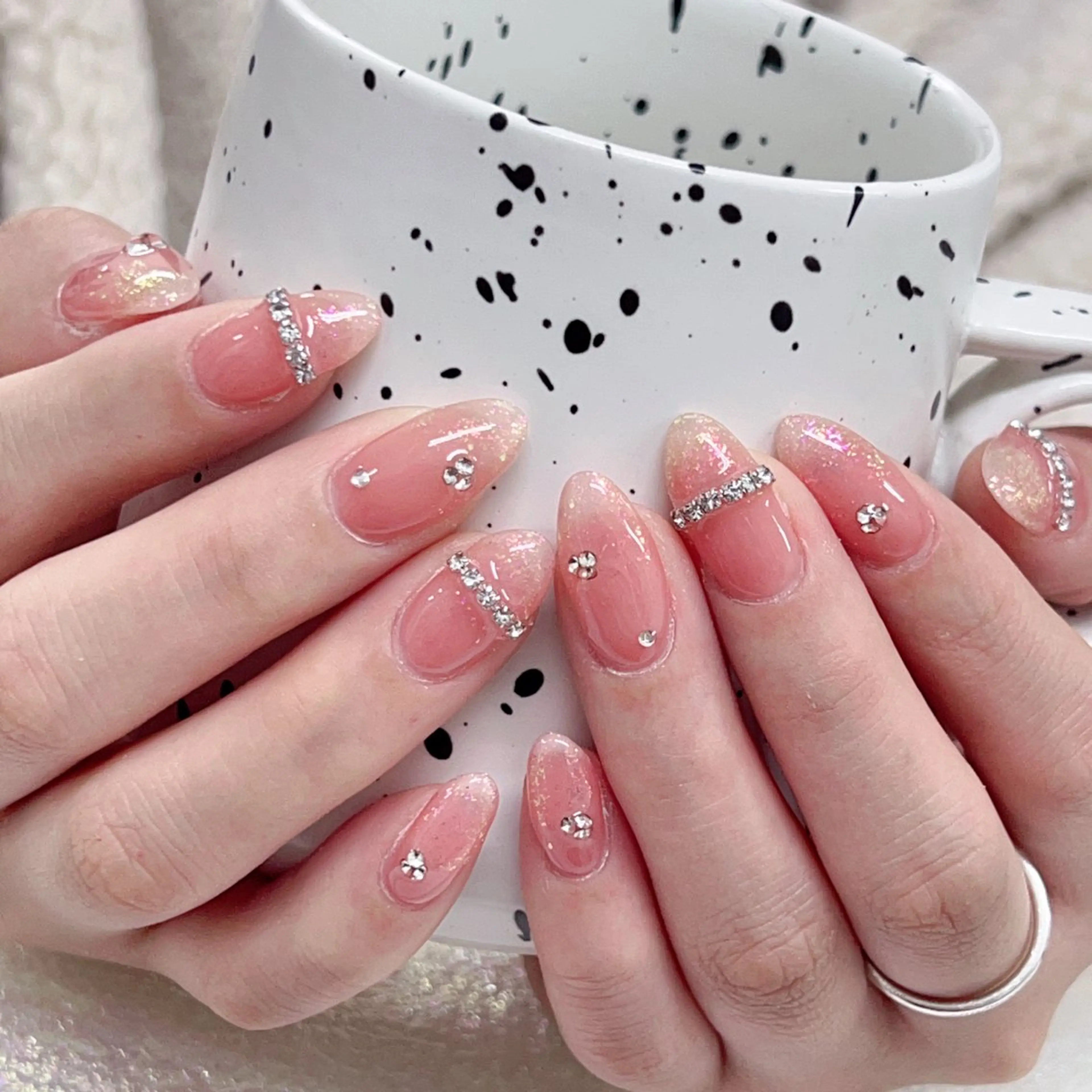 ネイル 長いだし/スカルプ/ パラシェルN.oneのネイルデザイン