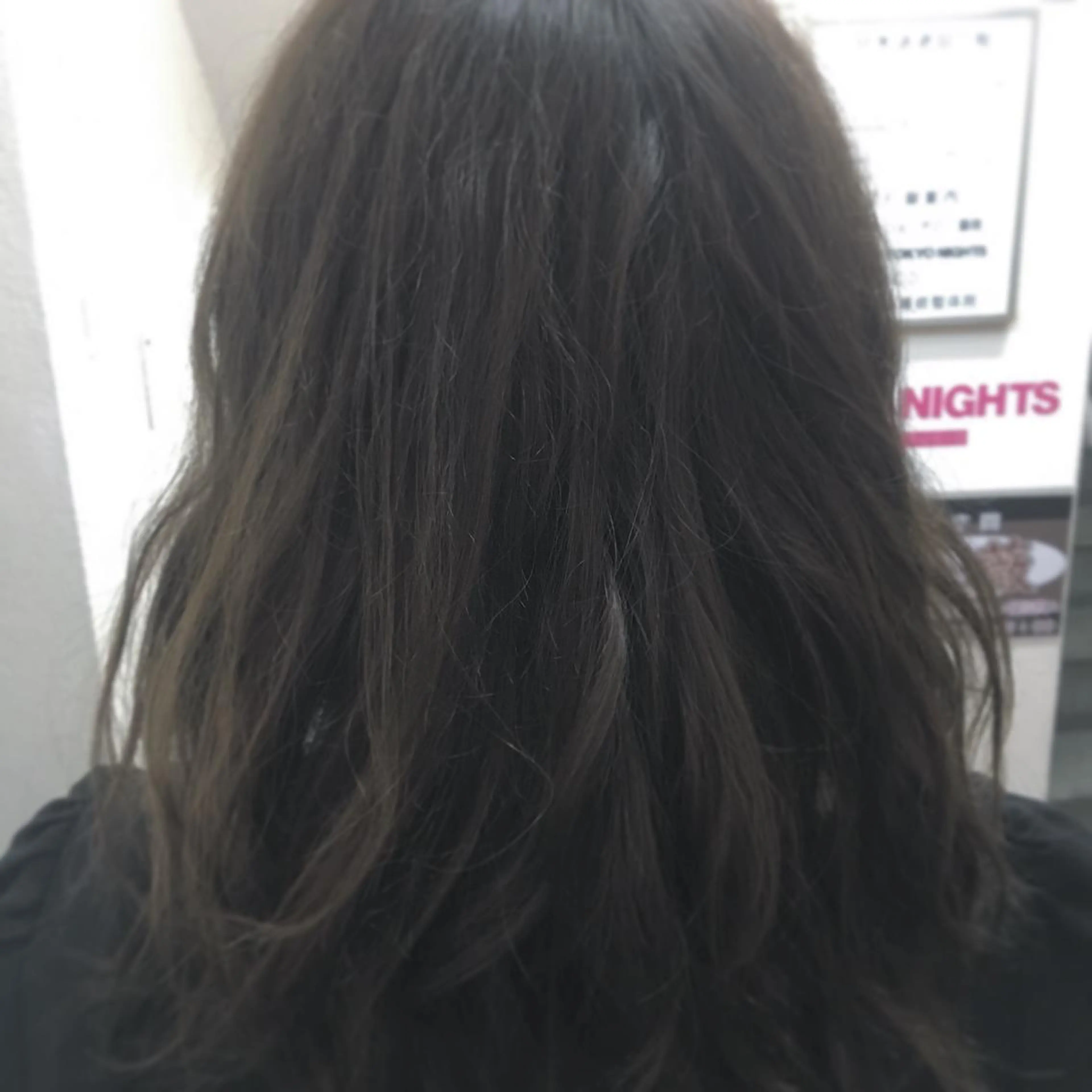 セミロング アッシュ 褒められヘア❗️❗️ nico　　格のヘアスタイル