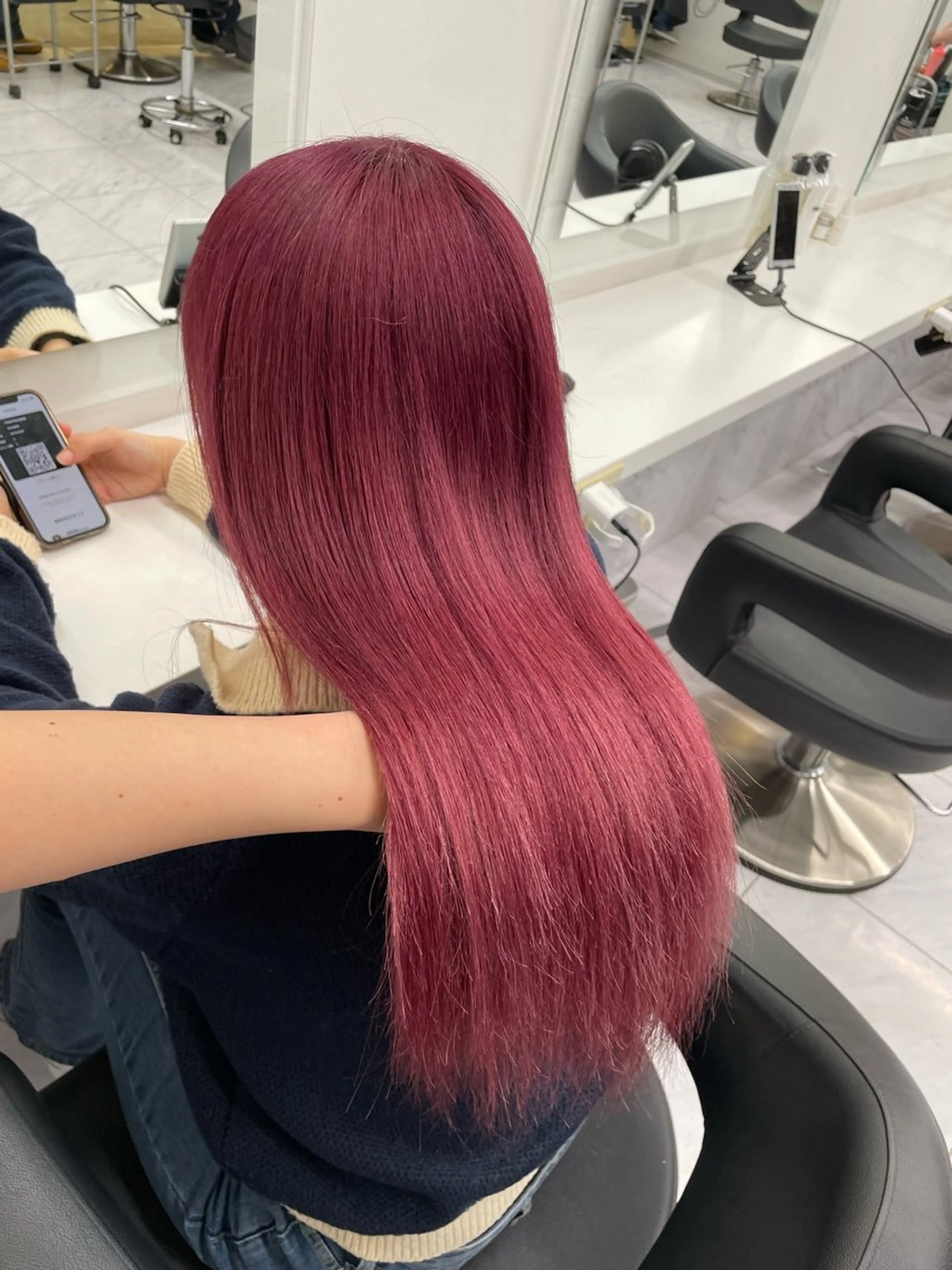 ロング カラー ヘアアレンジ ヘアカラー トリートメント ヘアセット 💗横浜美容室 💗HARUNAのヘアスタイル