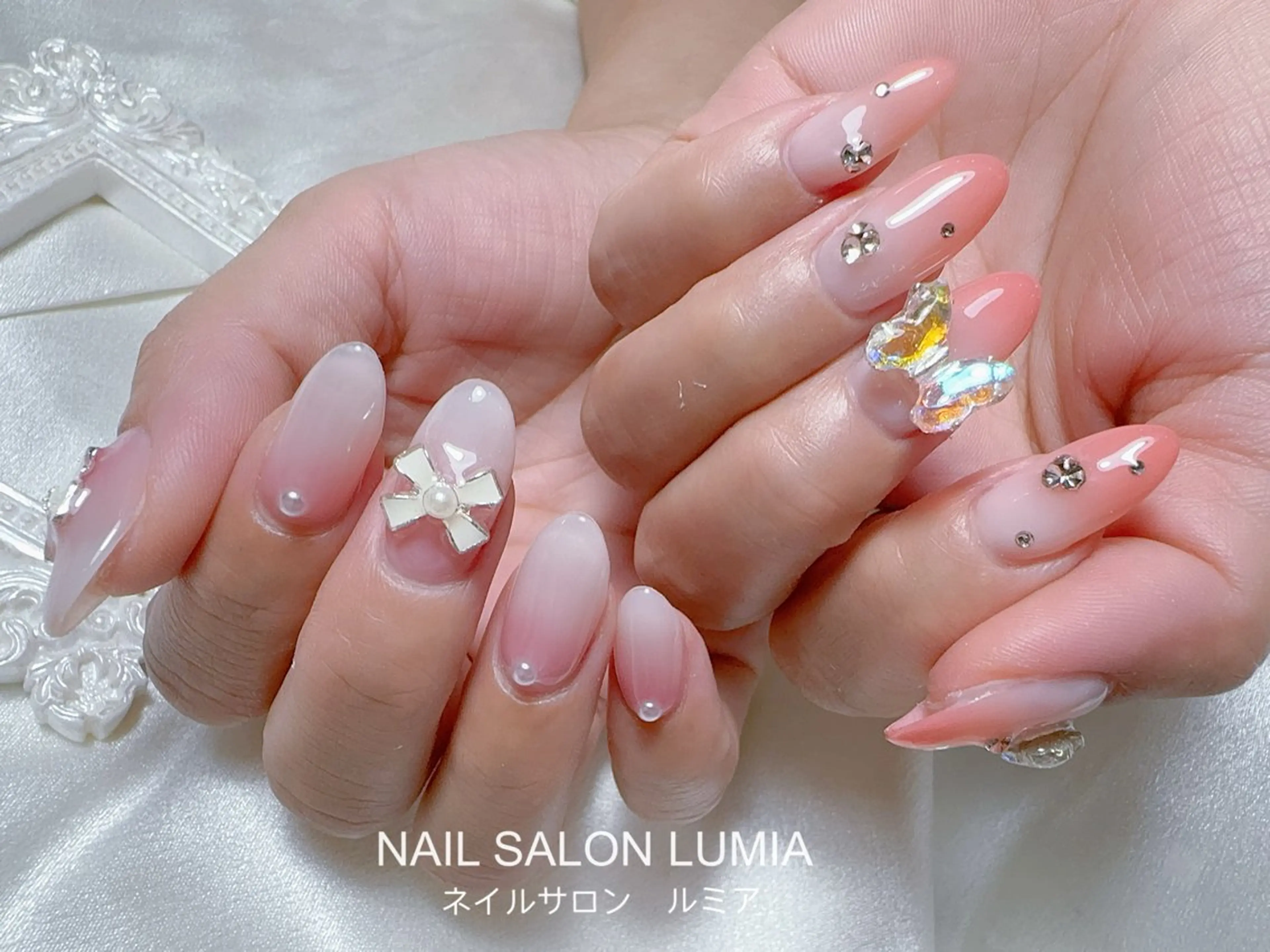 ネイル グラデーション ネイルサロン ルミア Lumia 店長のネイルデザイン