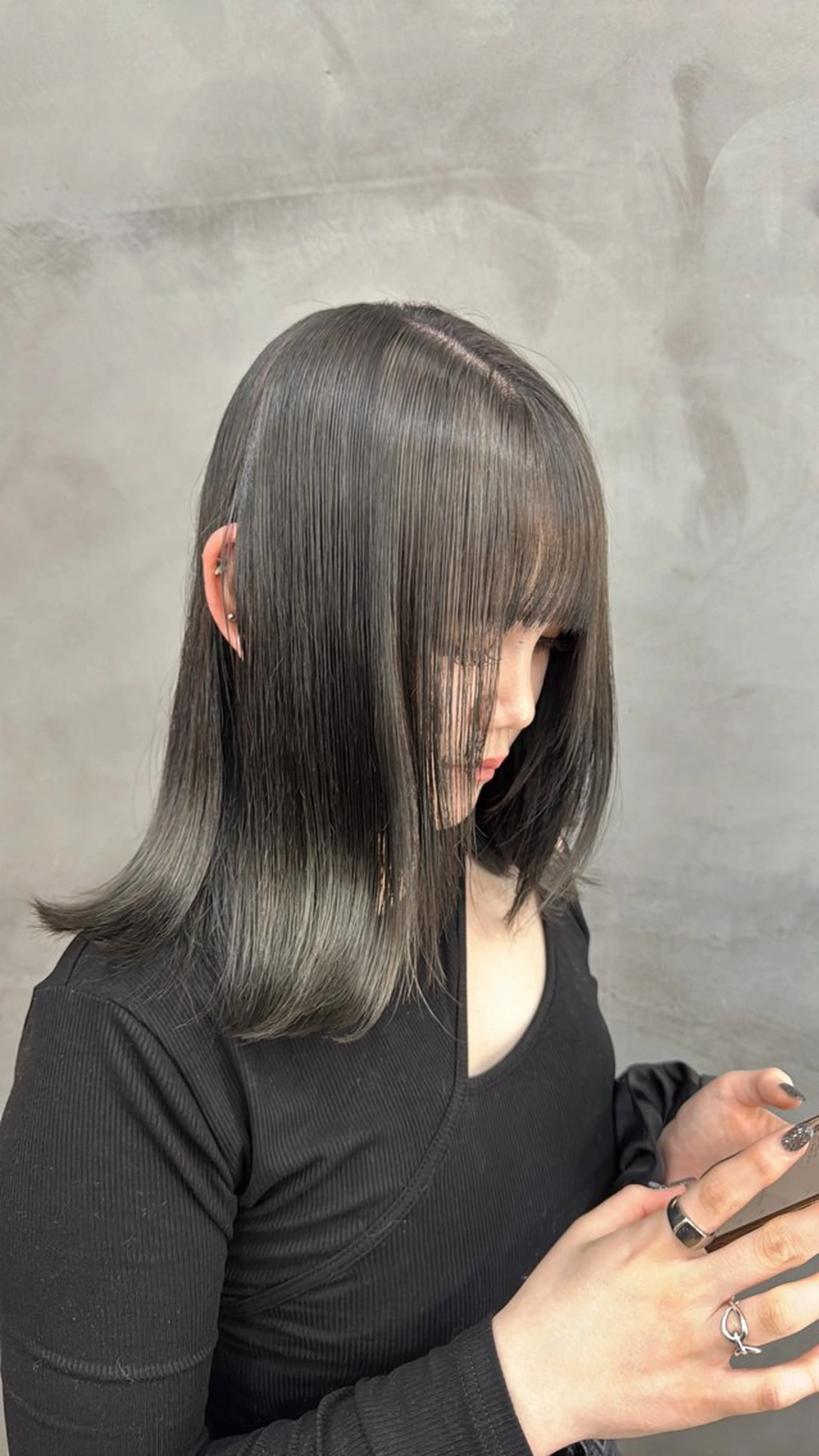 ロング カラー 髪質改善 縮毛矯正 縮毛矯正 トリートメント Hairsalon e.na所属・髪質改善/縮毛矯正/ 艶髪/こたろうのヘアスタイル