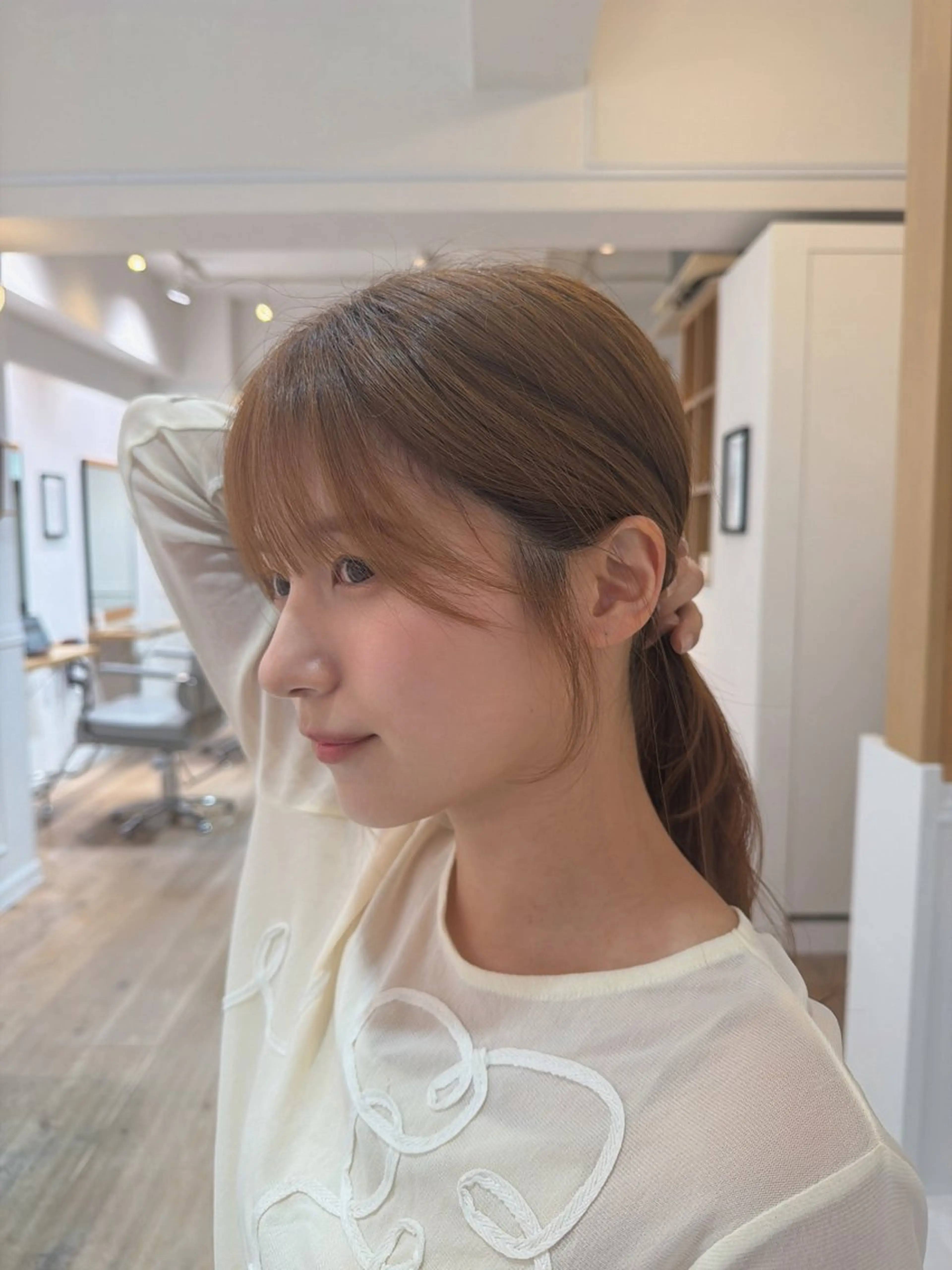 セミロング Prune渋谷所属・レイヤー× アイドル前髪/Renのヘアスタイル