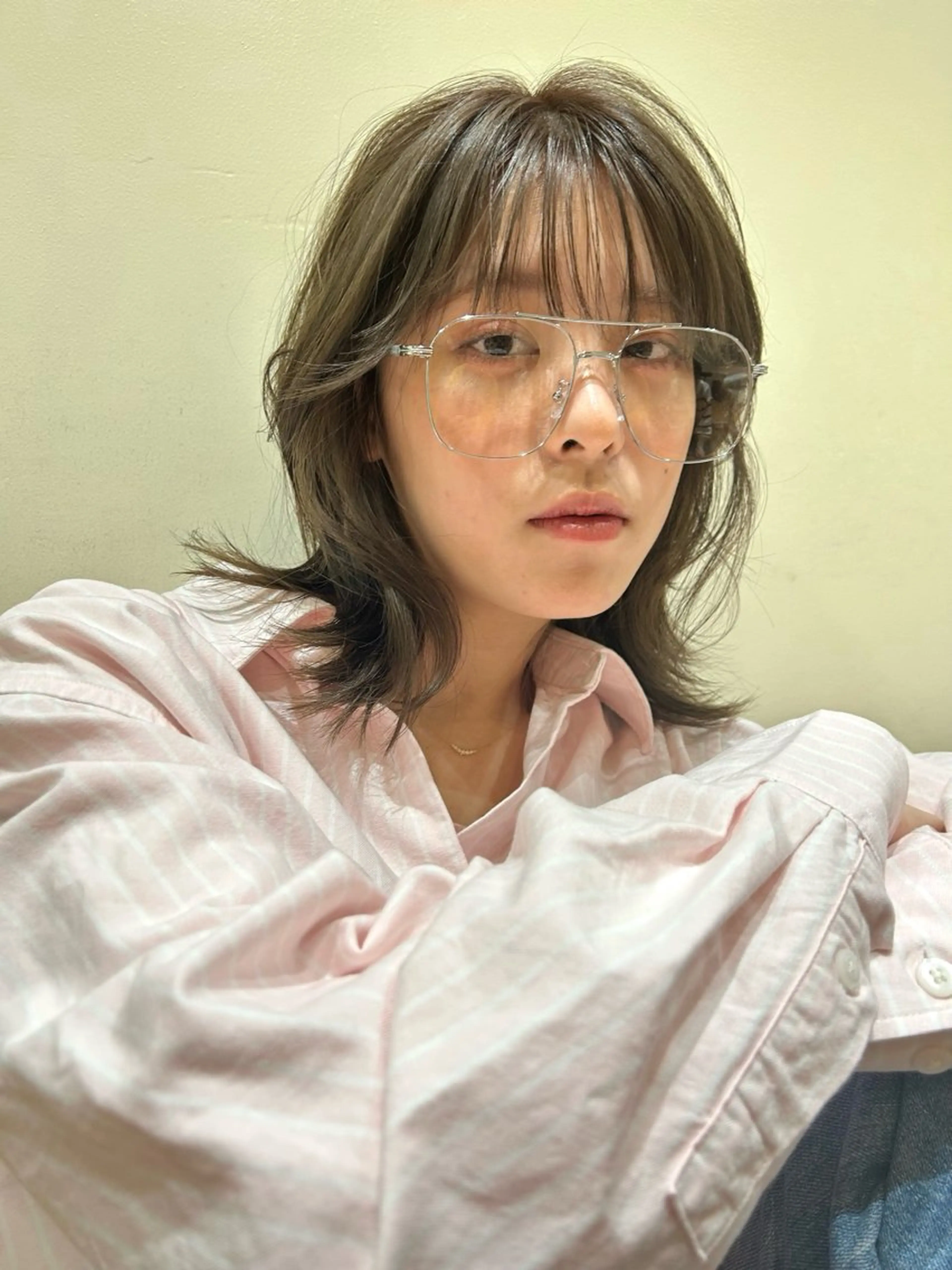 ミディアム RAMIPASS ladies&gentlemen所属・透明感カラー/ミヤタ ヒビキのヘアスタイル