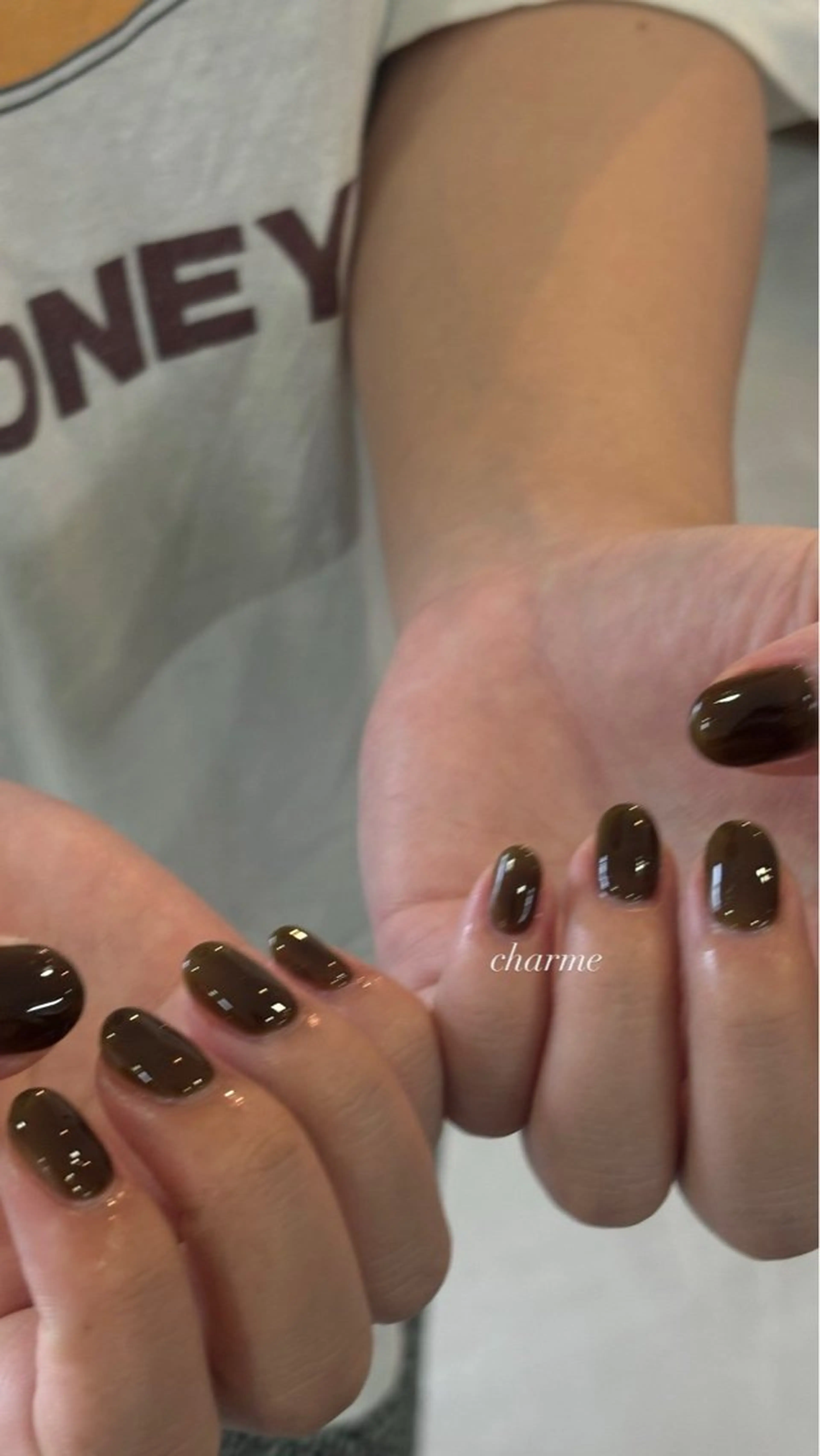 ネイル ワンカラーネイル charme nailのネイルデザイン