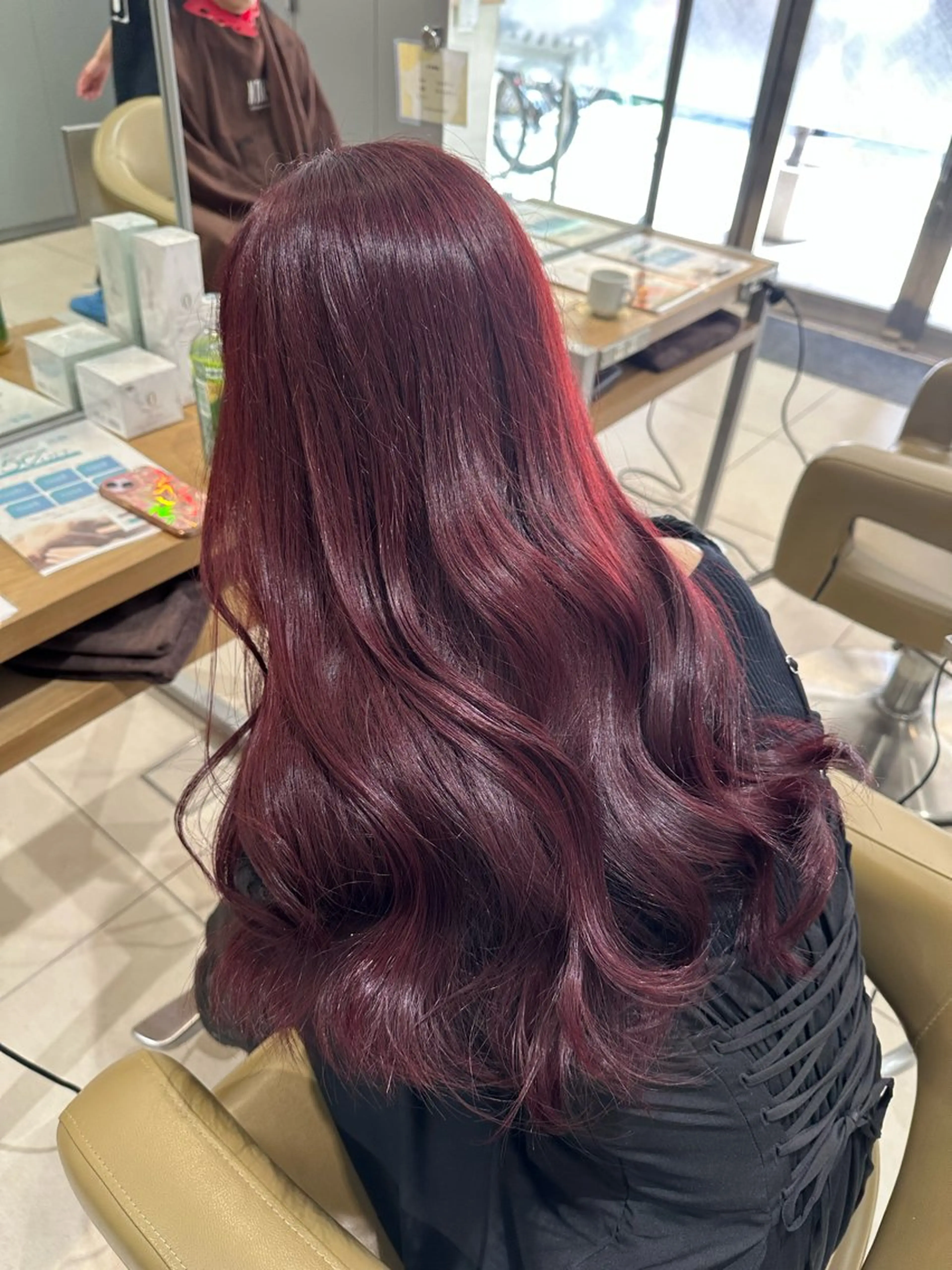 ロング カット ヘアカラー トリートメント 🎀LUNA🎀 レイヤーカット/艶髪のヘアスタイル