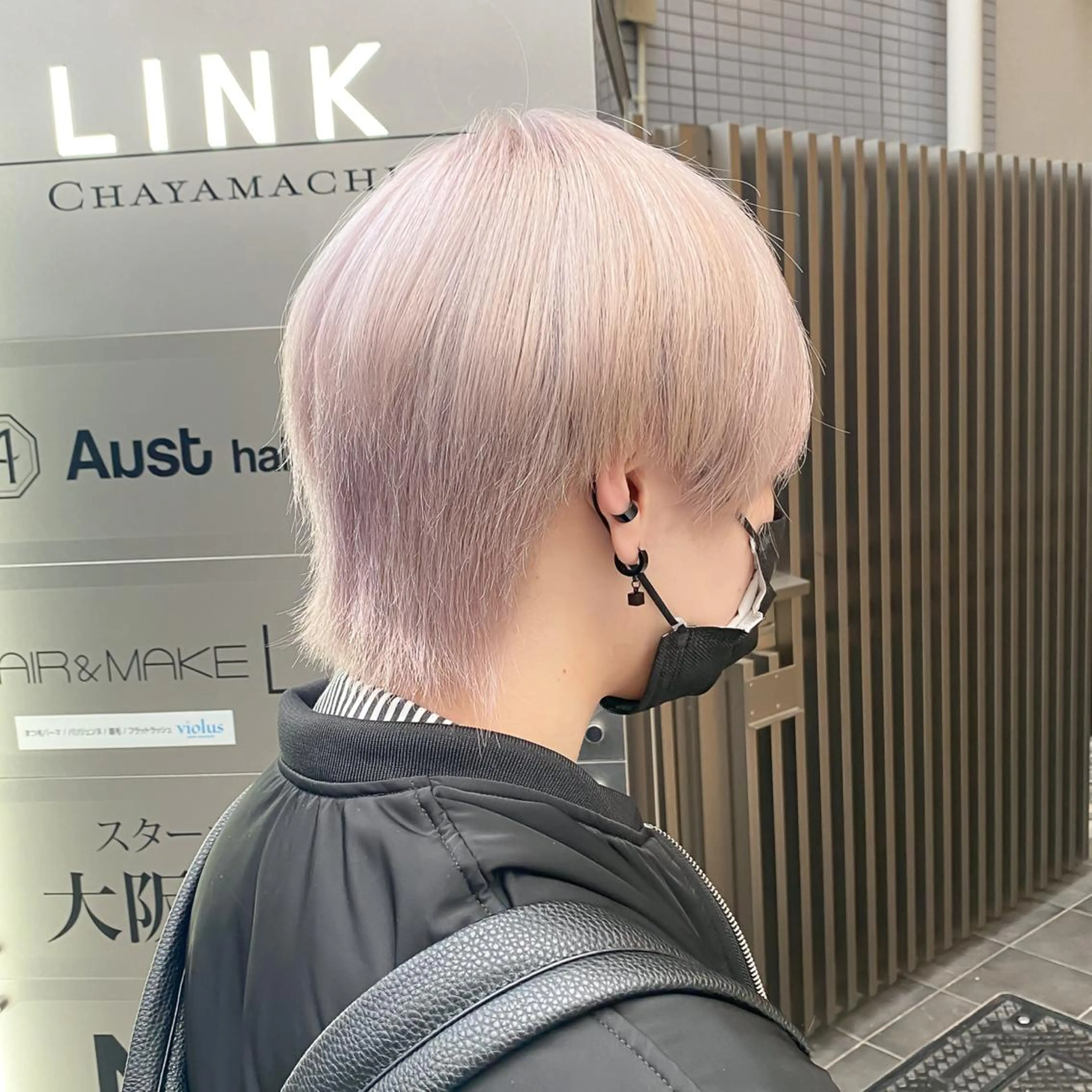 ショート カラー メンズ メンズブリーチ ブリーチ ハッシュカット/艶感 カラー/ユウキ✨のヘアスタイル