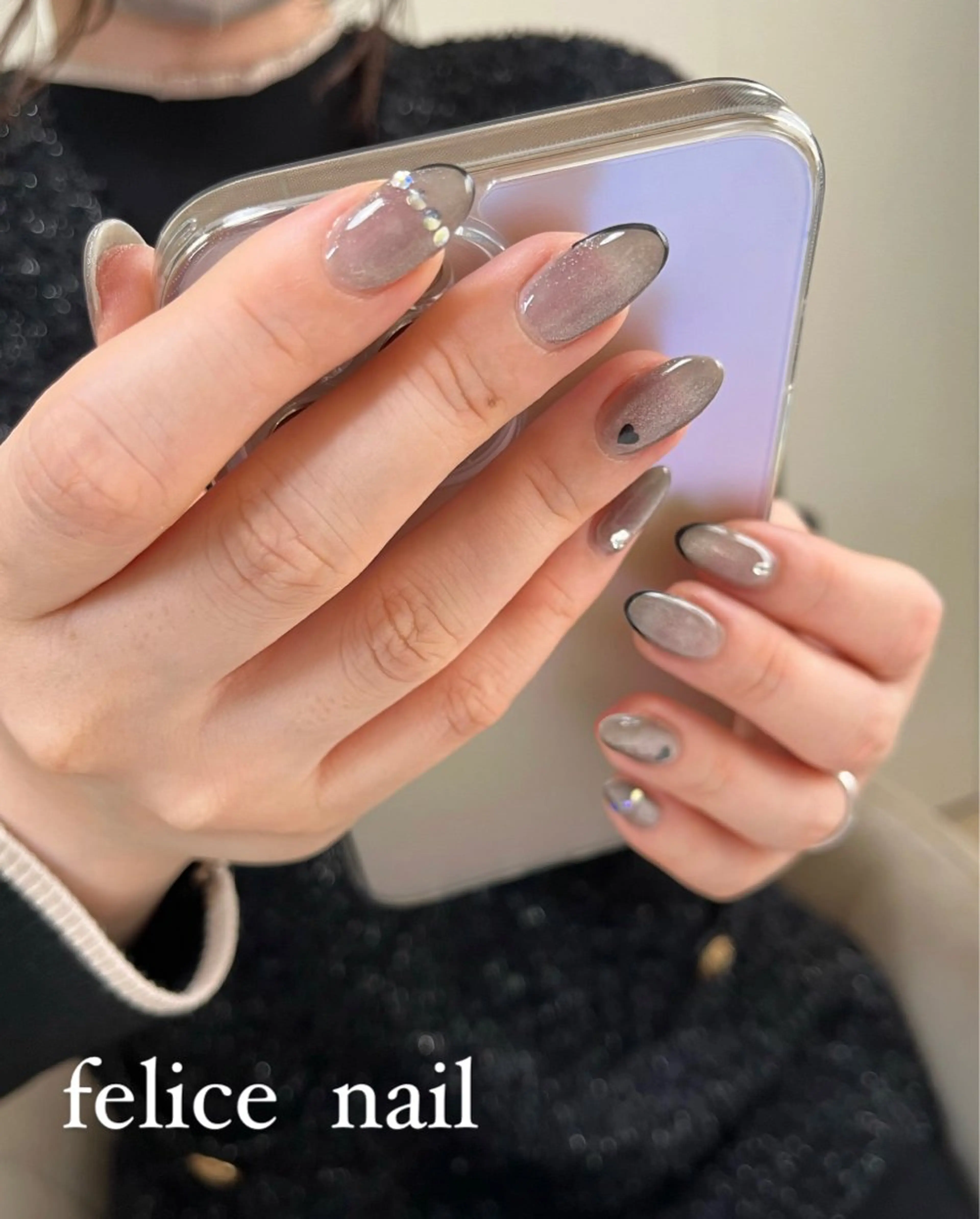 ネイル マグネットネイル felice nailのネイルデザイン