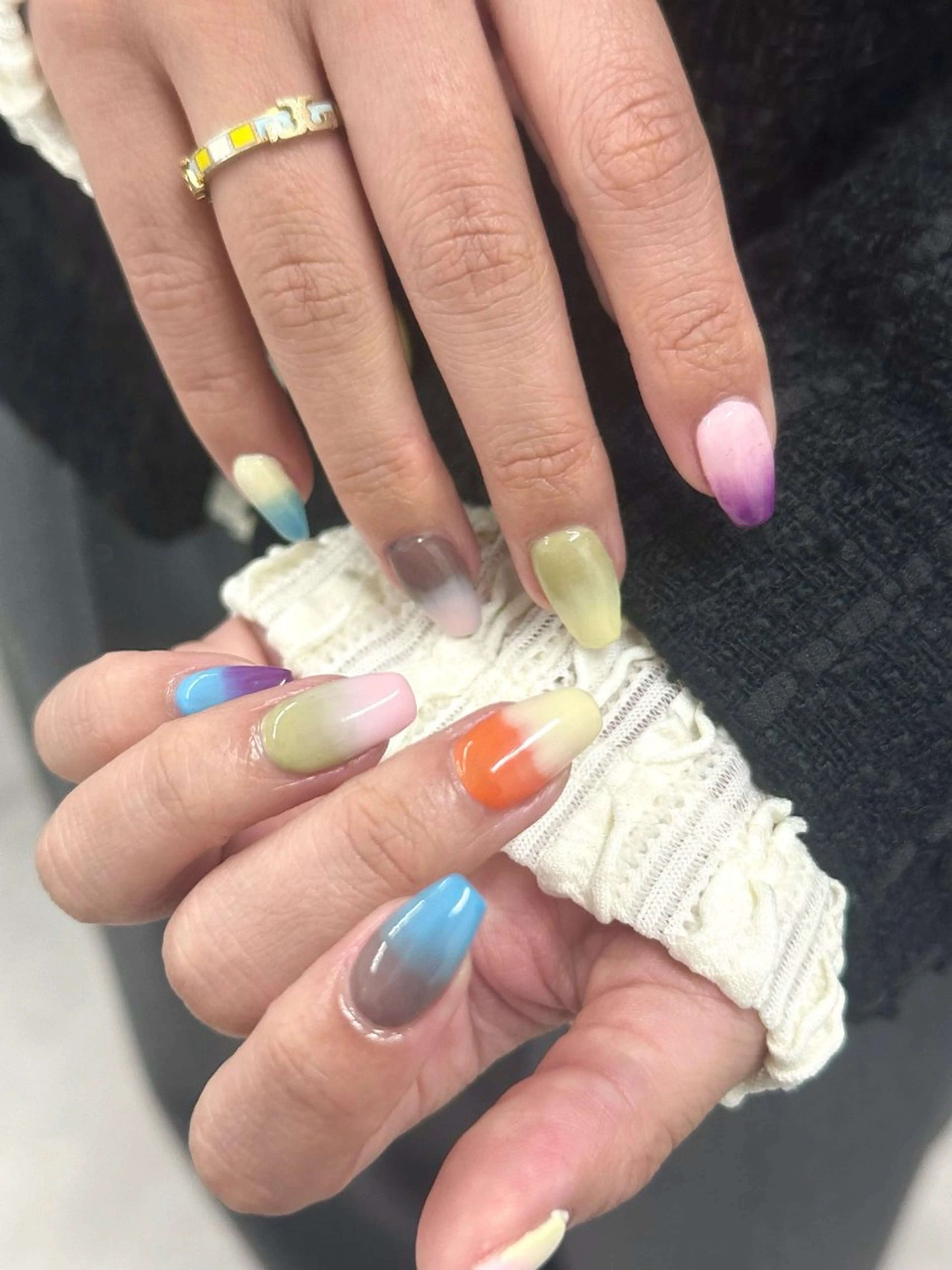 【✨𝐔𝟐𝟒学割限定✨】【フィルインオフ】🎀ིྀネイルアートし放題🎀ིྀの写真