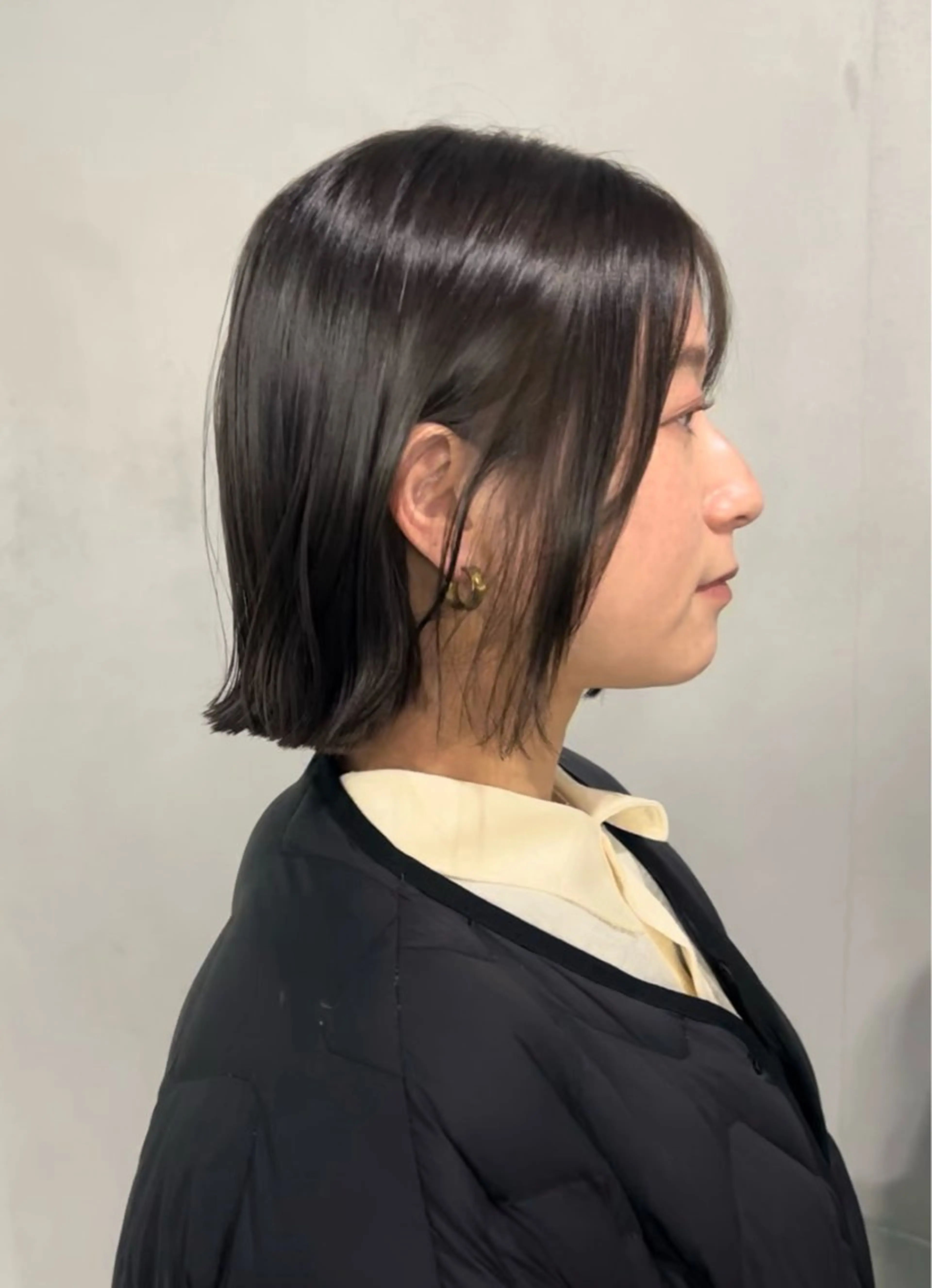 ショート カラー 透明感カラー グレージュ オリーブグレージュ オリーブグレー カット ヘアカラー トリートメント #tag  田島 純奈のヘアスタイル