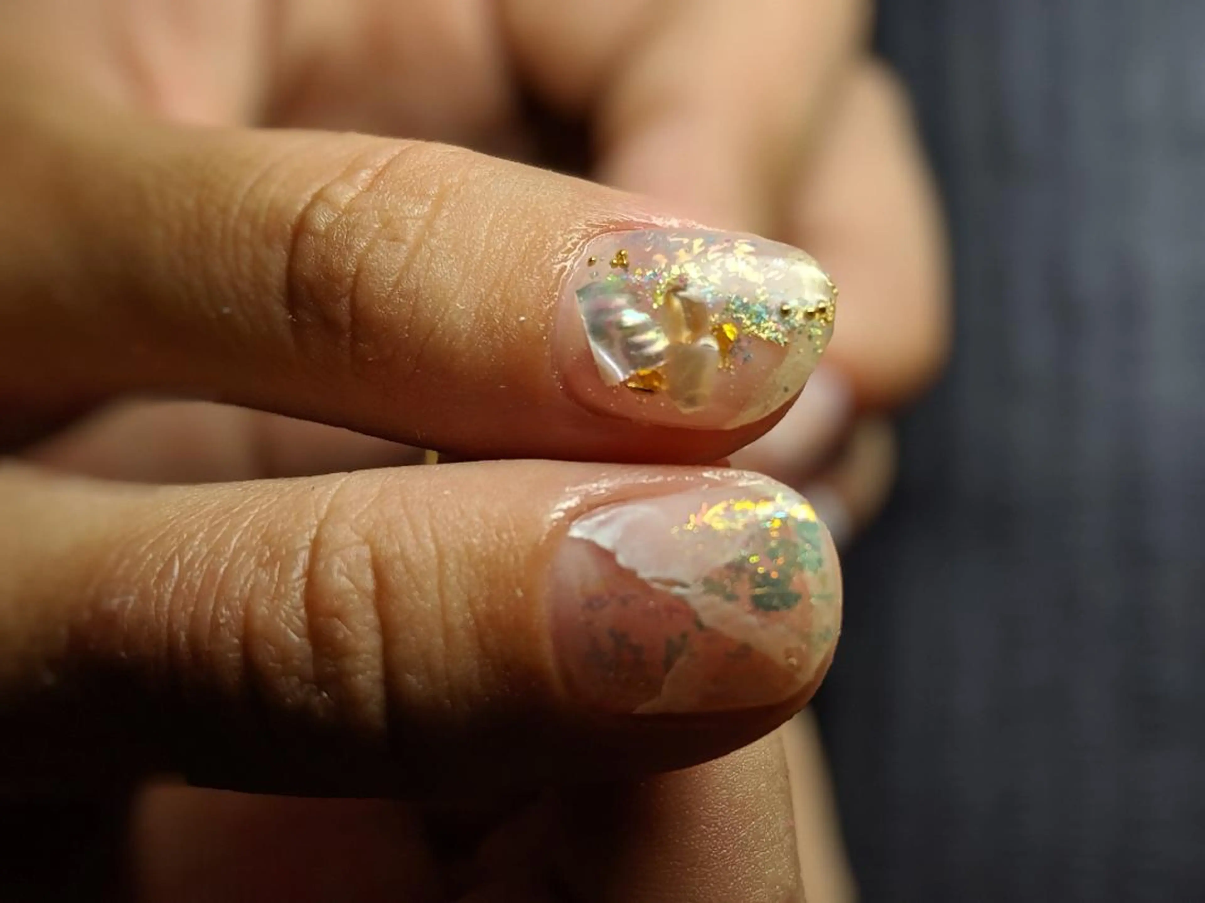 ネイル キラキラネイル ニュアンスネイル nail yu-joy所属・yuu -joynailのネイルデザイン