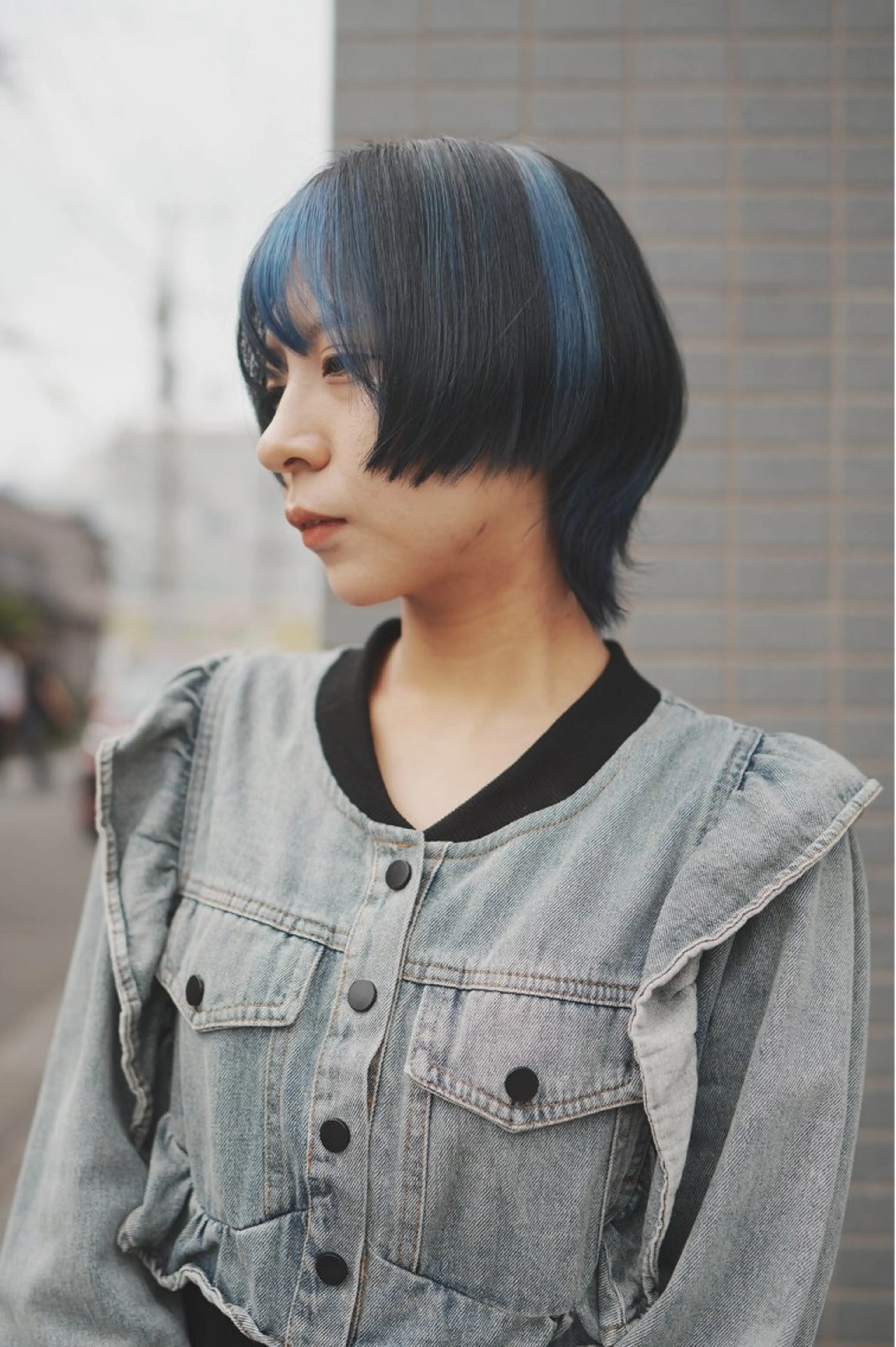 ショート カラー レイヤーカット ショートヘア ウルフカット ウルフレイヤー 似合わせ レイヤー須川のヘアスタイル