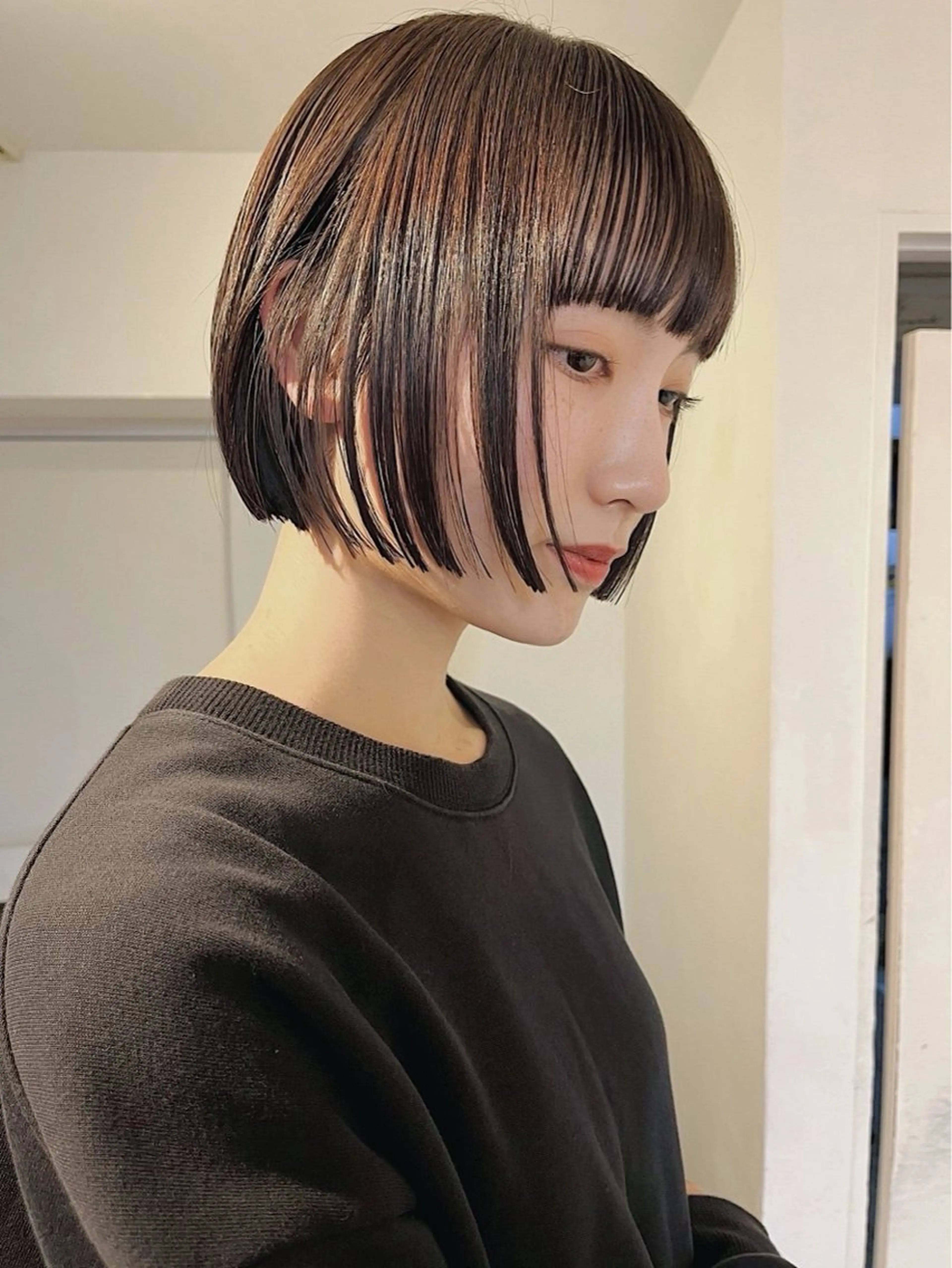 ショート ボブ/透明感カラー Fukaのヘアスタイル