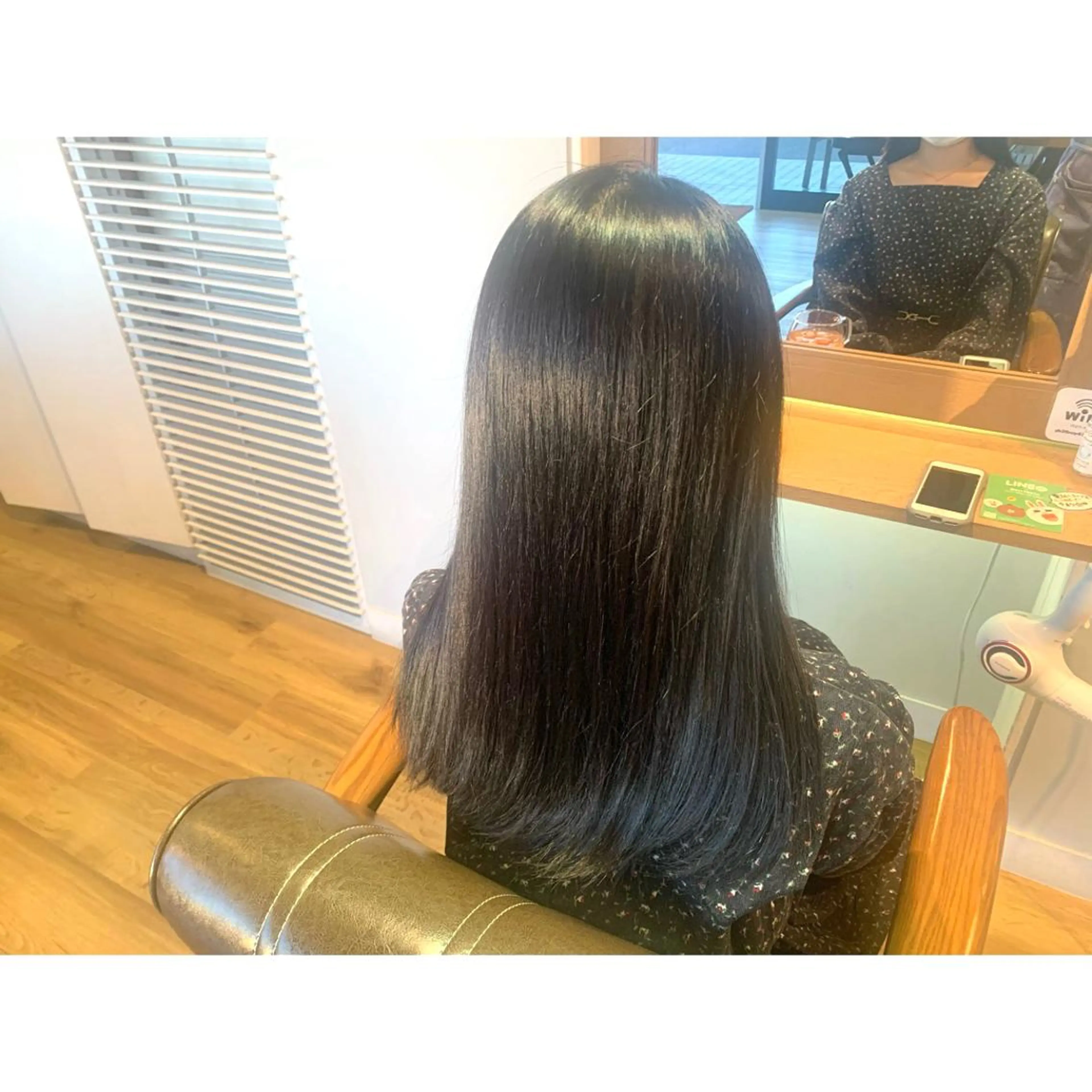 ロング カラー ヘアカラー トリートメント ツキダテ ユイのヘアスタイル