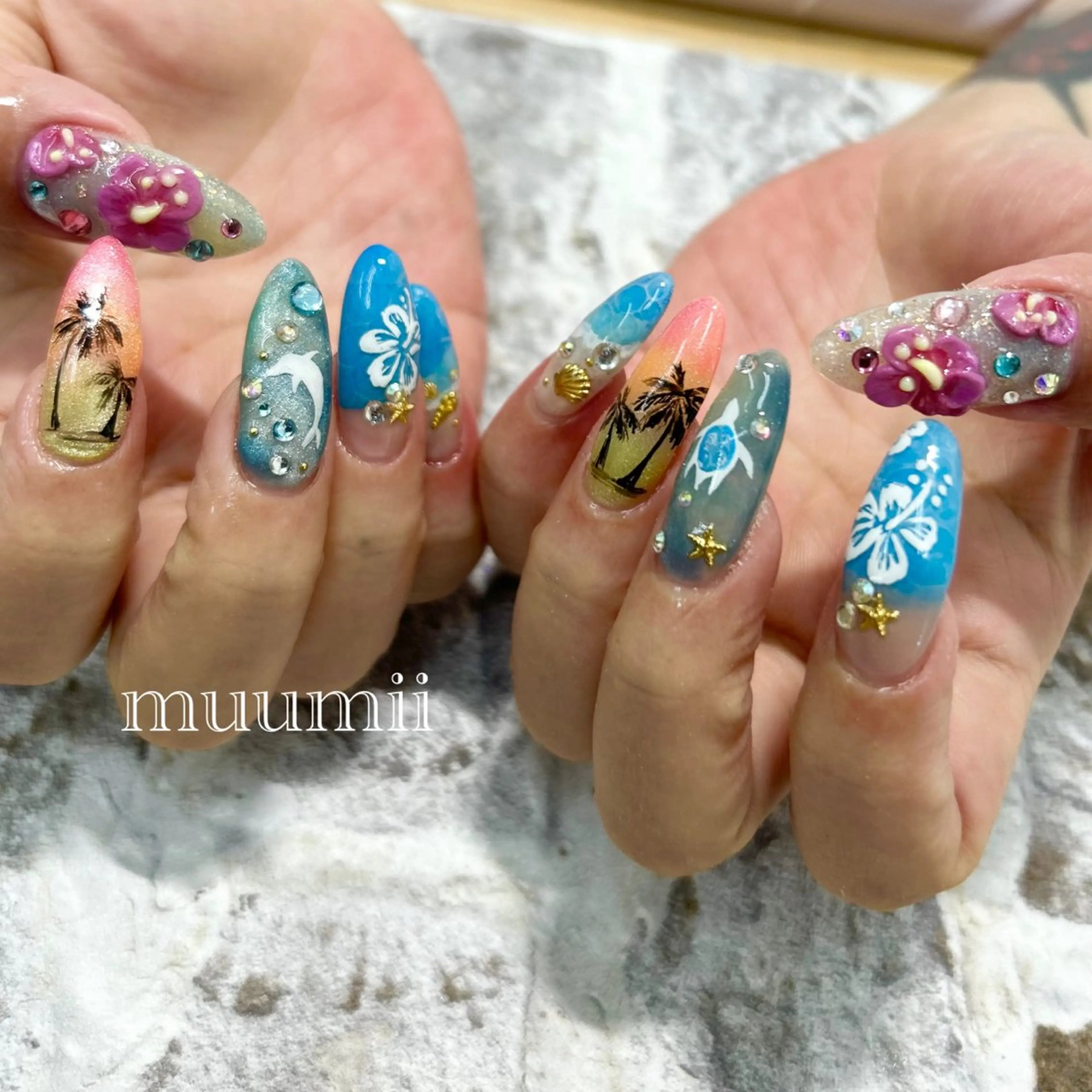 ネイル アートネイル ネイルサロンmuumii所属・東十条muumii ネイルまつ毛のネイルデザイン