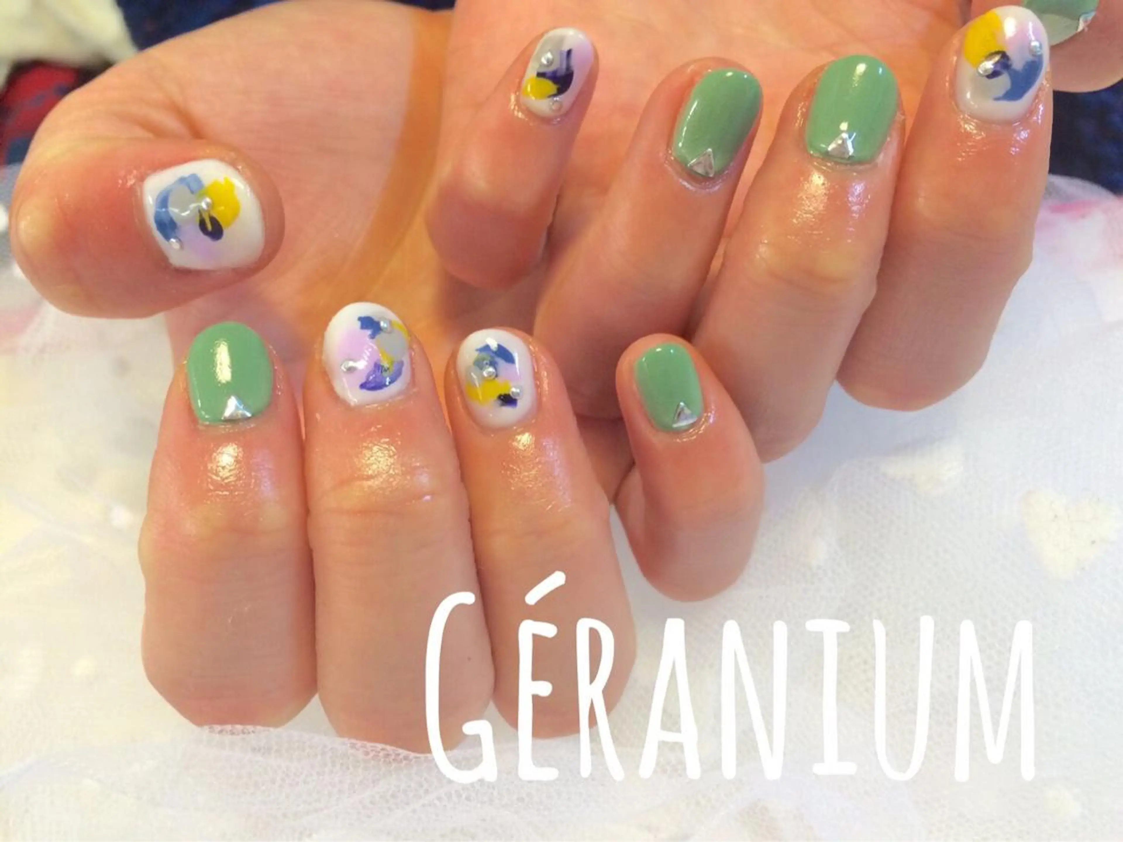 ネイル GéRanium Harukaのネイルデザイン