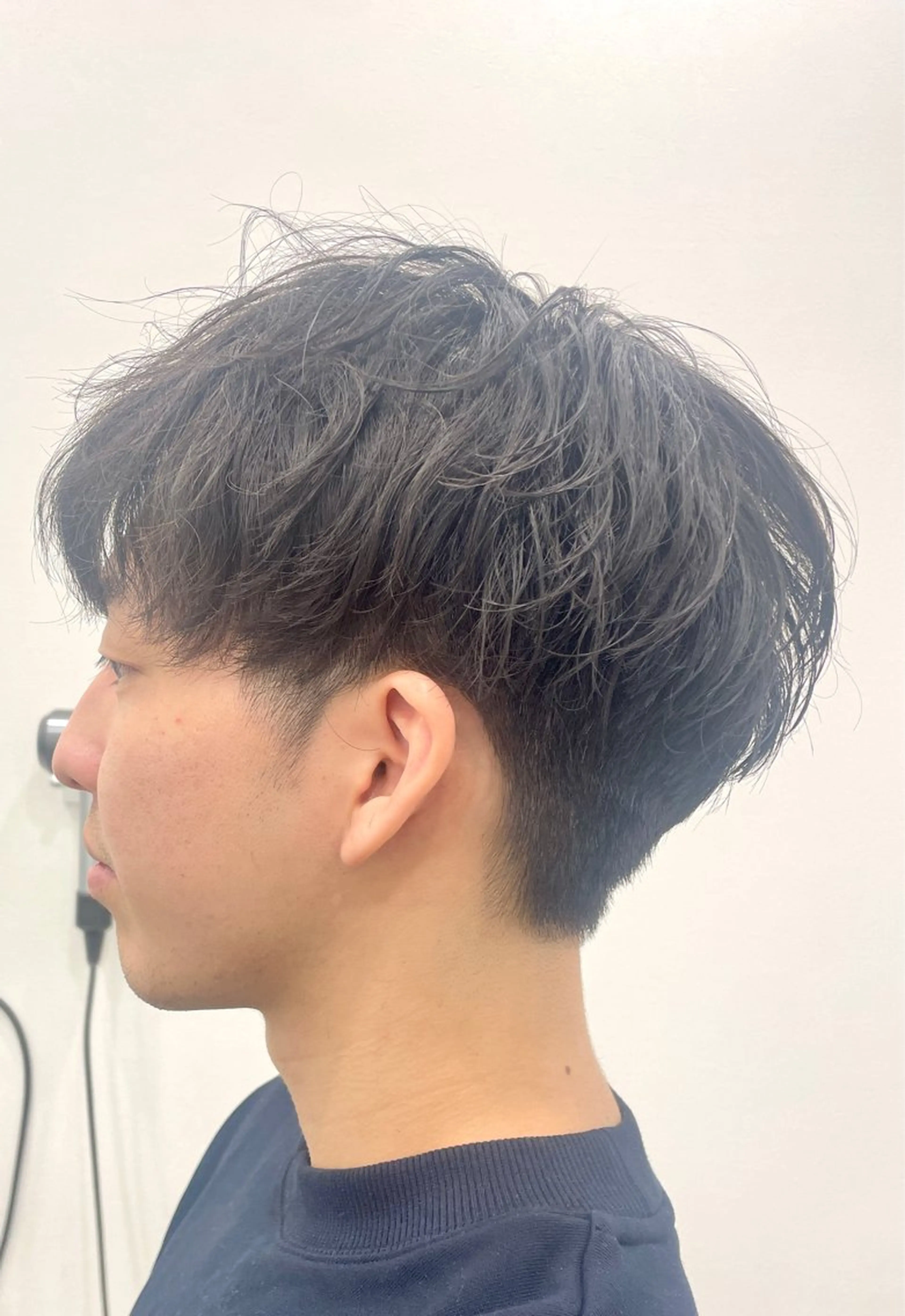 ショート パーマ メンズ メンズブリーチ メンズ韓国風 ボブ 韓国風ヘア レイヤーカット 💝似合わせカット& カラーＵｒｕｎａ💝のヘアスタイル