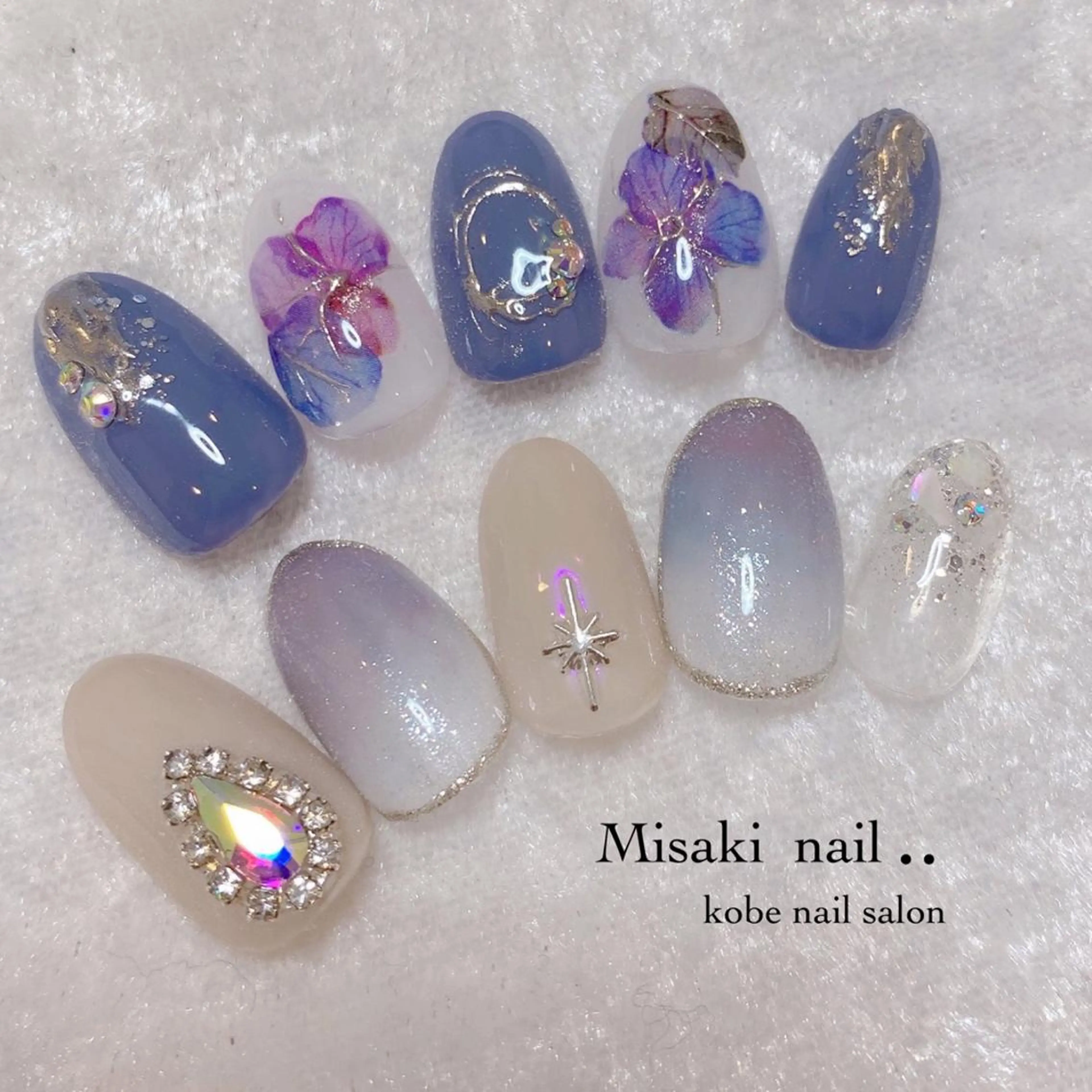 ネイル 韓国ネイル ワンホンネイル ハンドネイル nailsalon miinailsのネイルデザイン