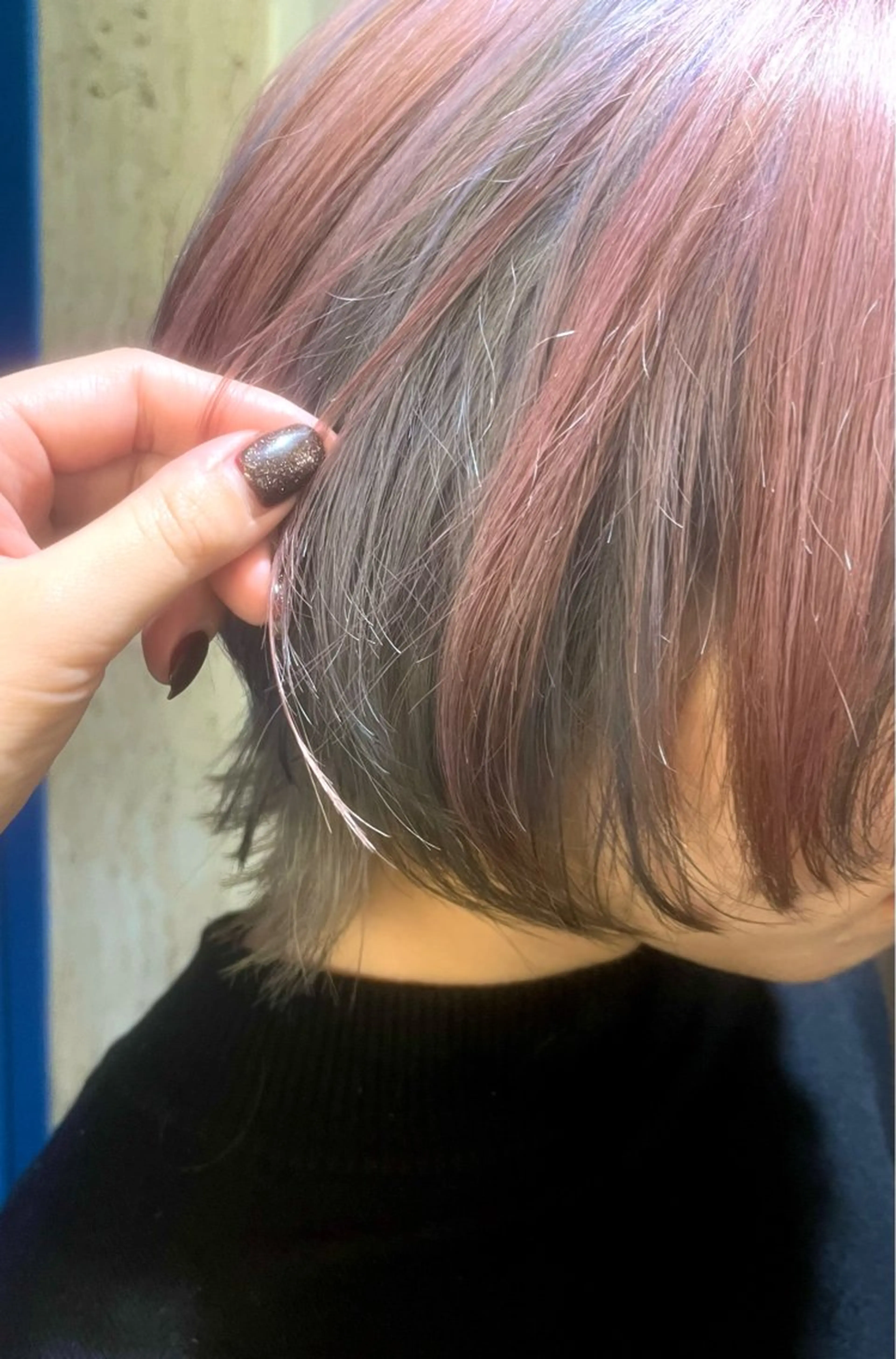 ショート カラー ヘアカラー トリートメント 🐈‍⬛多系統🕶 tsubura🖤のヘアスタイル