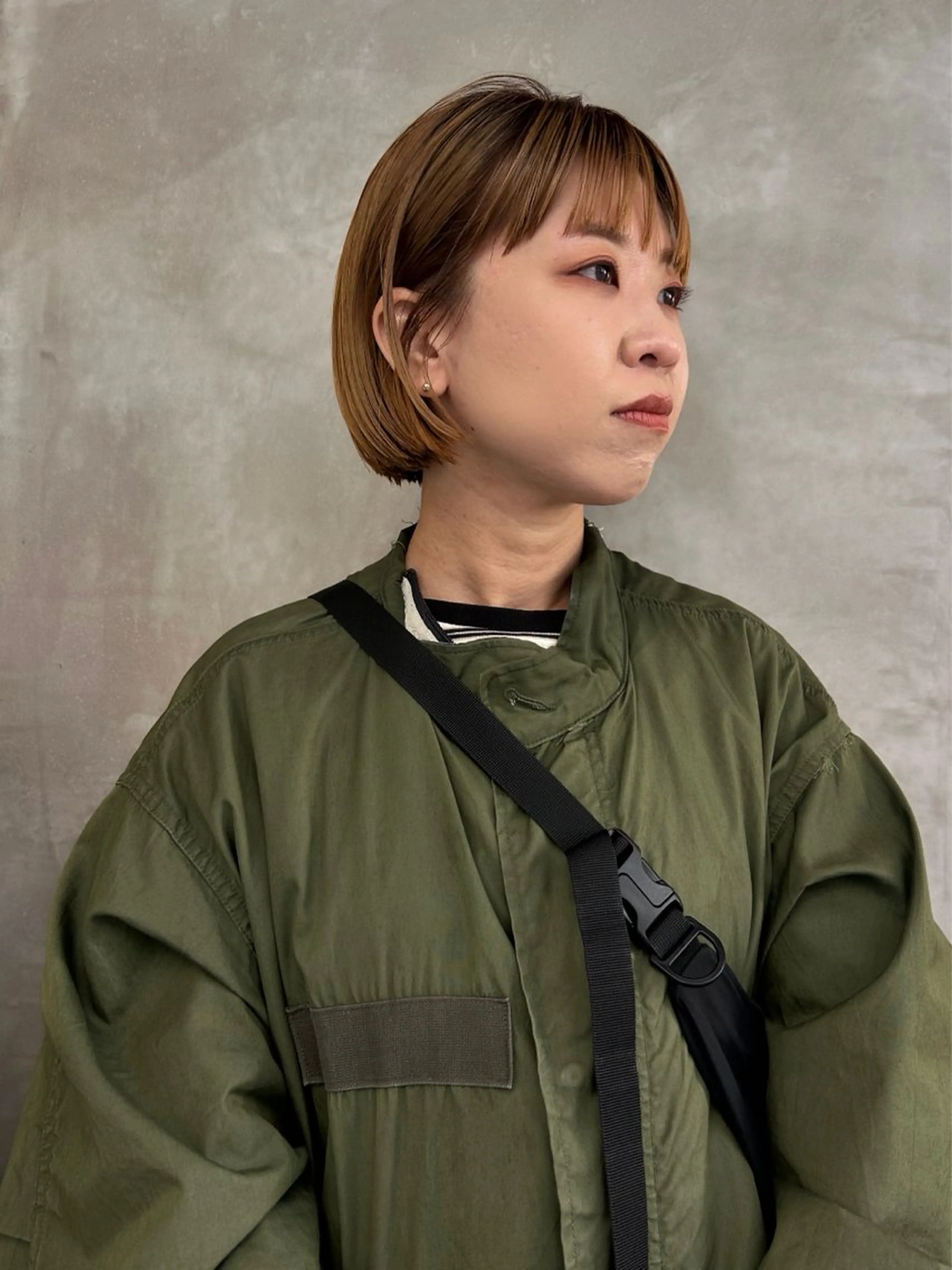 ショート カラー デザインカット/ パーマ/nanaのヘアスタイル