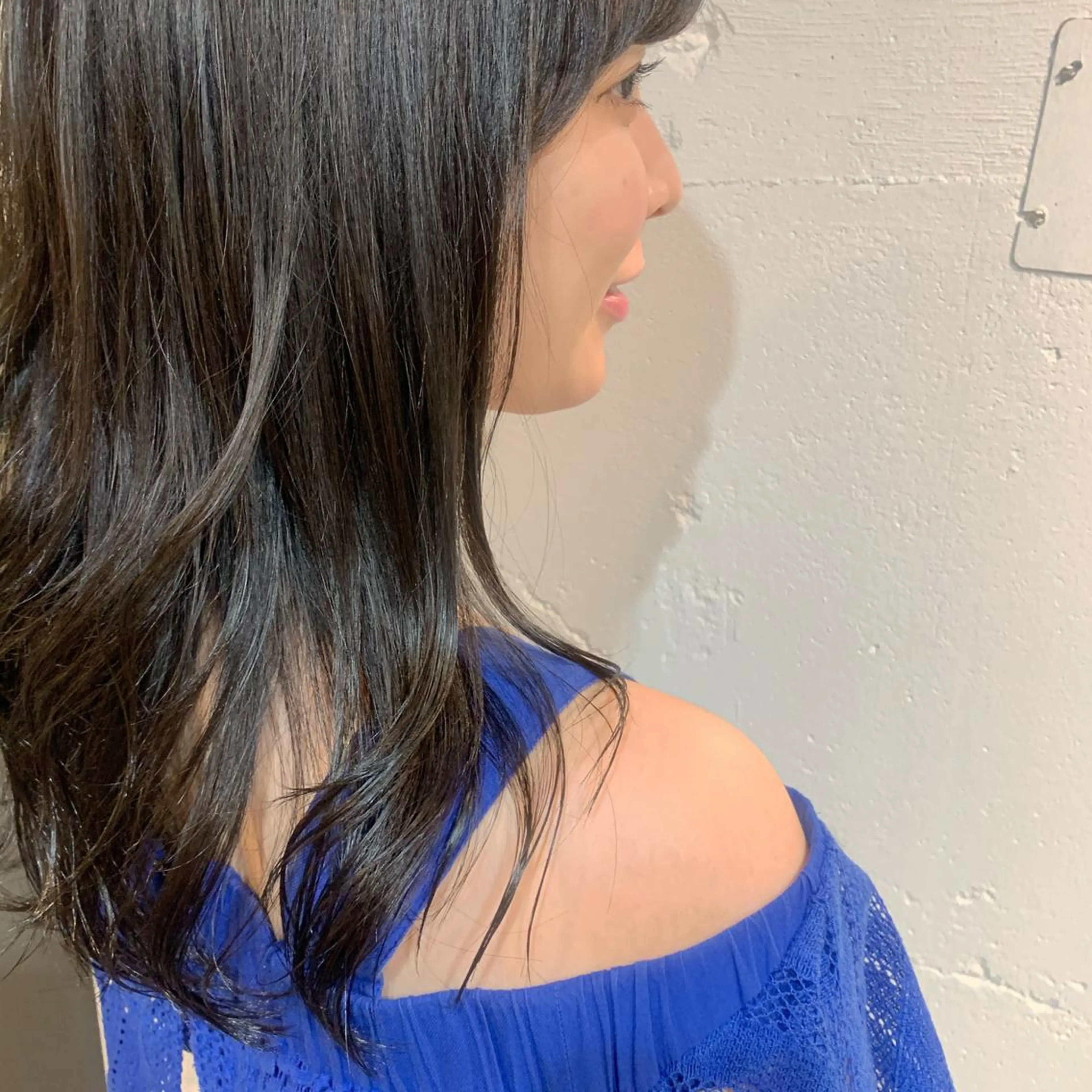 セミロング カラー ヘアアレンジ 透明感カラー 縮毛矯正 トリートメント nishi fuyumiのその他イメージ