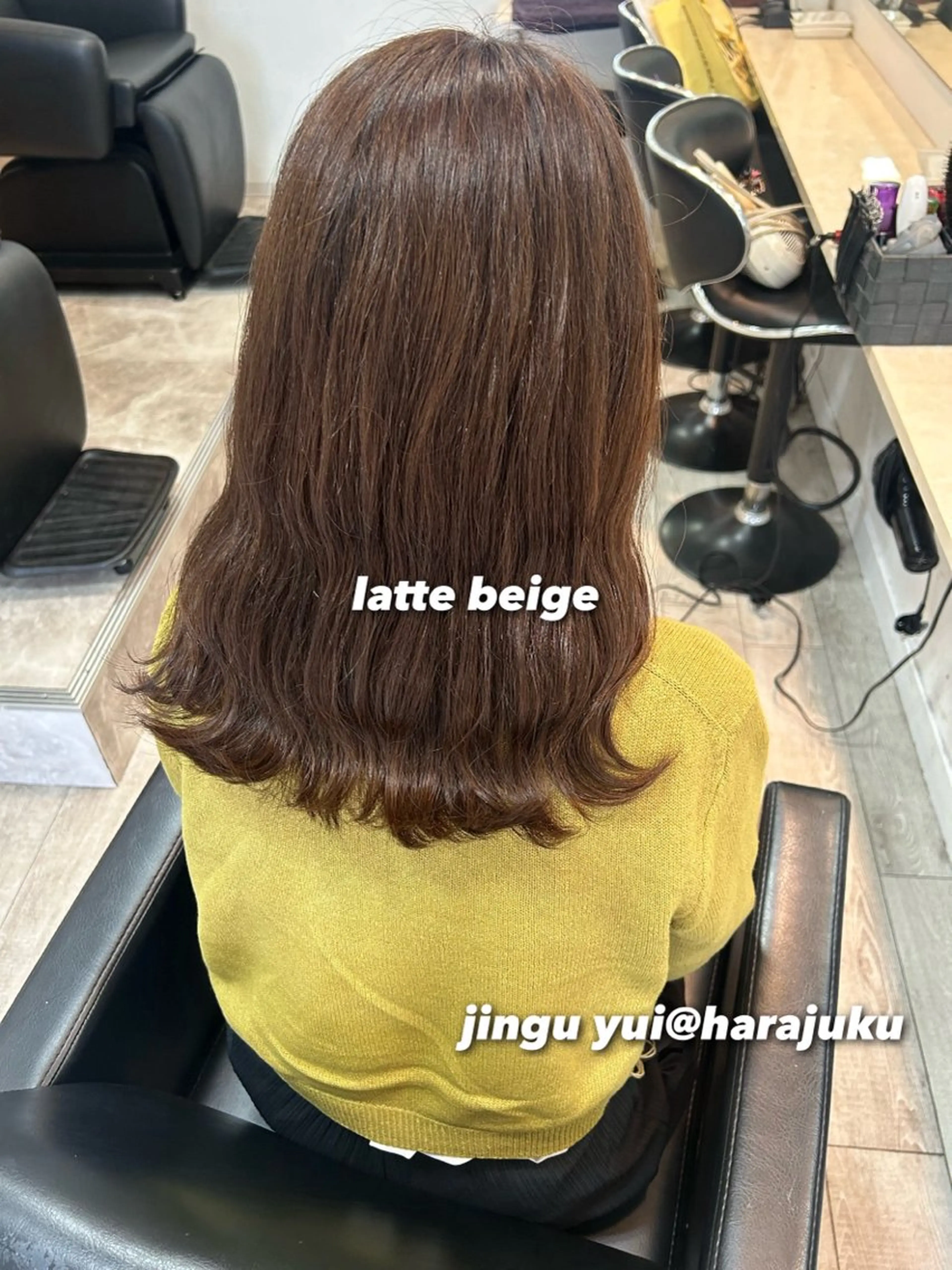 ミディアム カラー パーマ ヘアアレンジ メンズ ワット 原宿のヘアスタイル