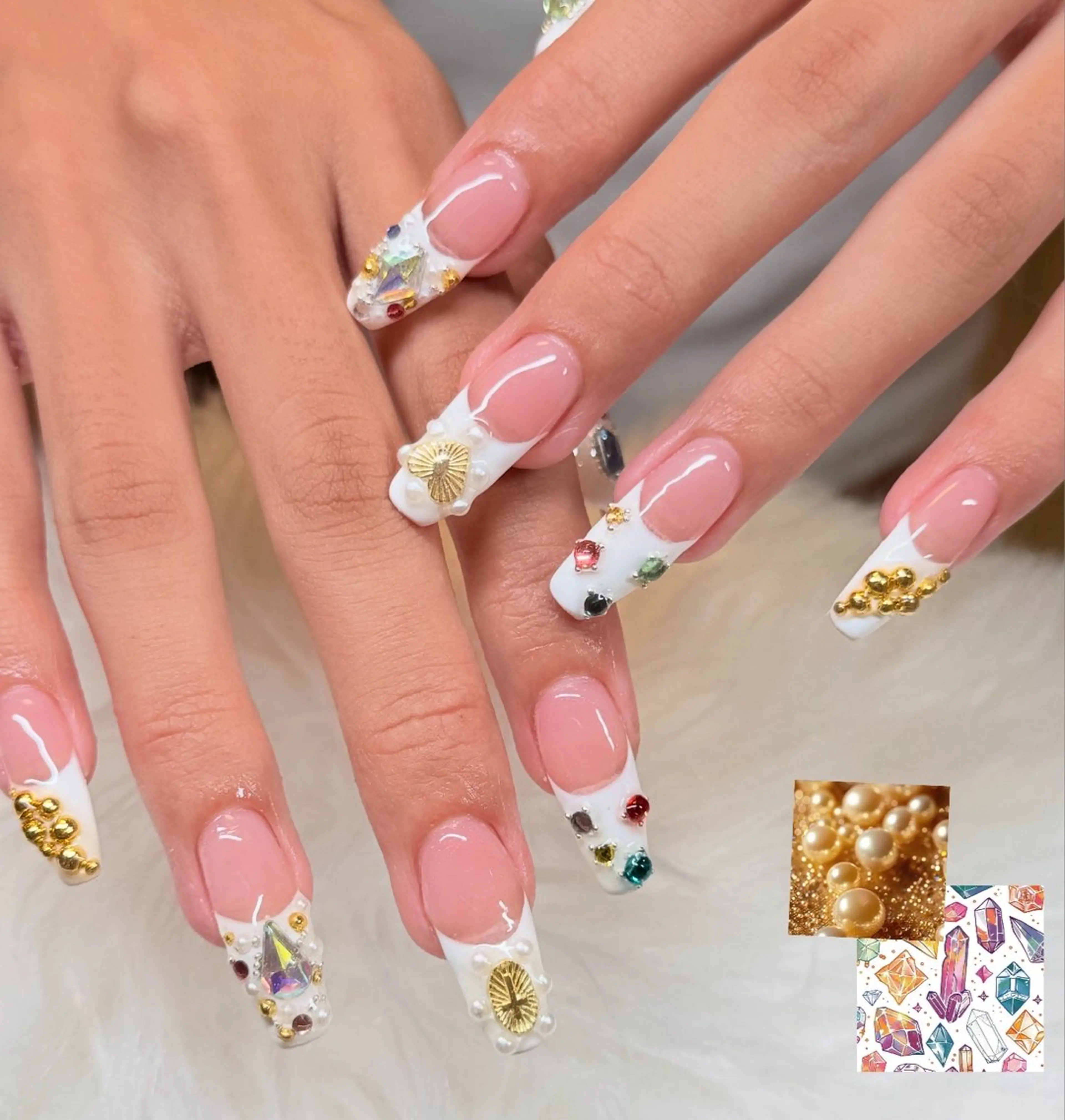 ネイル 長さ出し 持ち込み MIRA NAILROOMのネイルデザイン