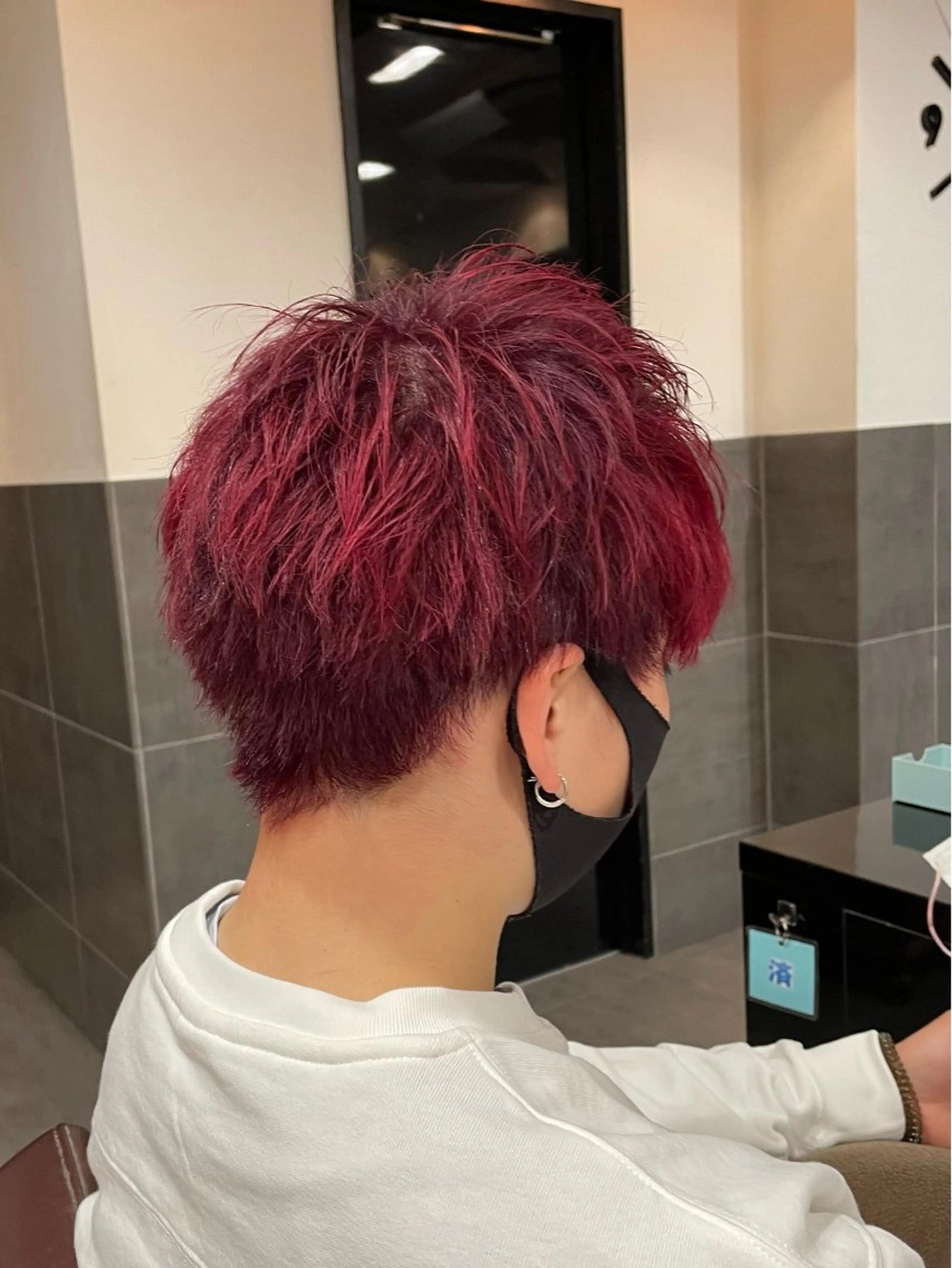 ショート カラー ベリーショート ハイトーンカラー 韓国風ヘア ショートヘア カット ヘアカラー 新宿御苑前/新宿 Ryuseiのヘアスタイル