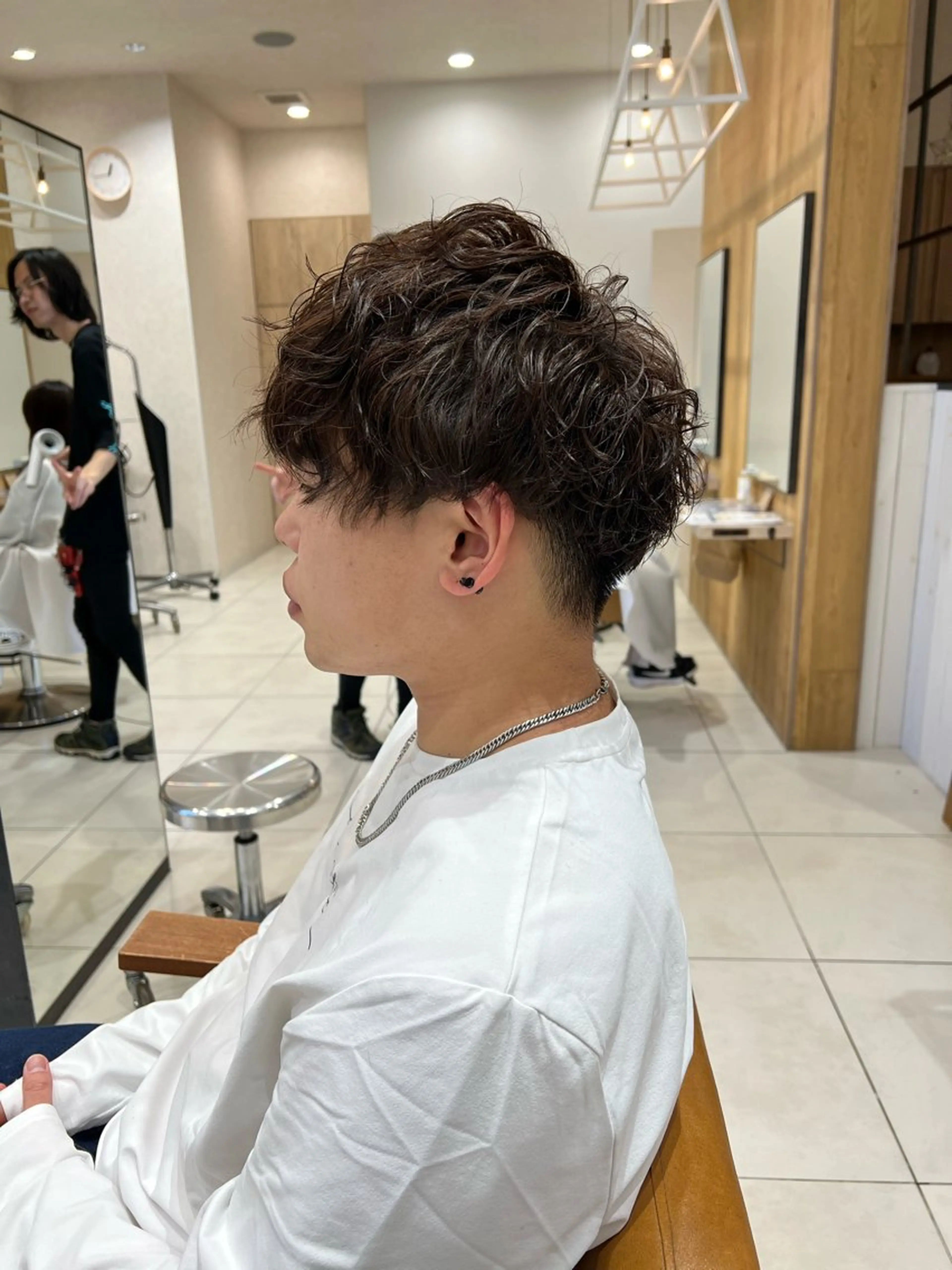 メンズ メンズパーマ メンズ特化フェザー パーマ🚗タケシのヘアスタイル