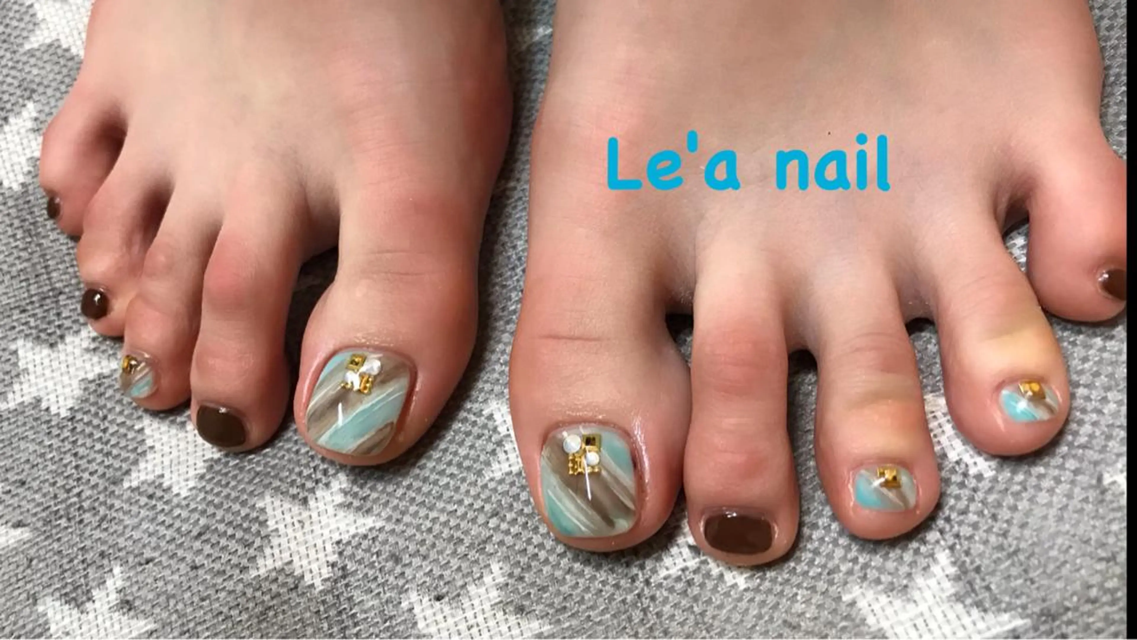 ネイル フットネイル 'mm  (ミリ) ＭＡＮＡＭＩのネイルデザイン