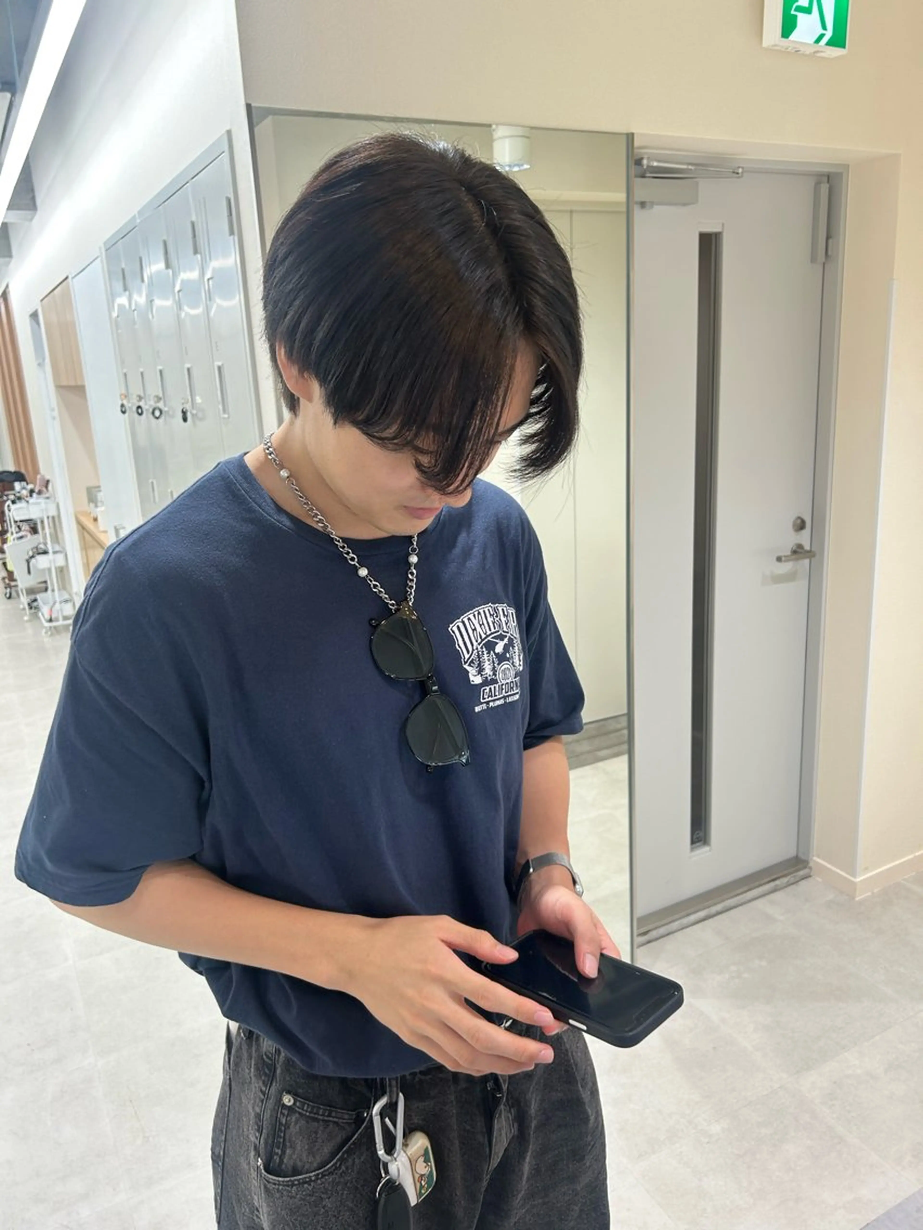 メンズ ルナ/レイヤー /ベージュのヘアスタイル