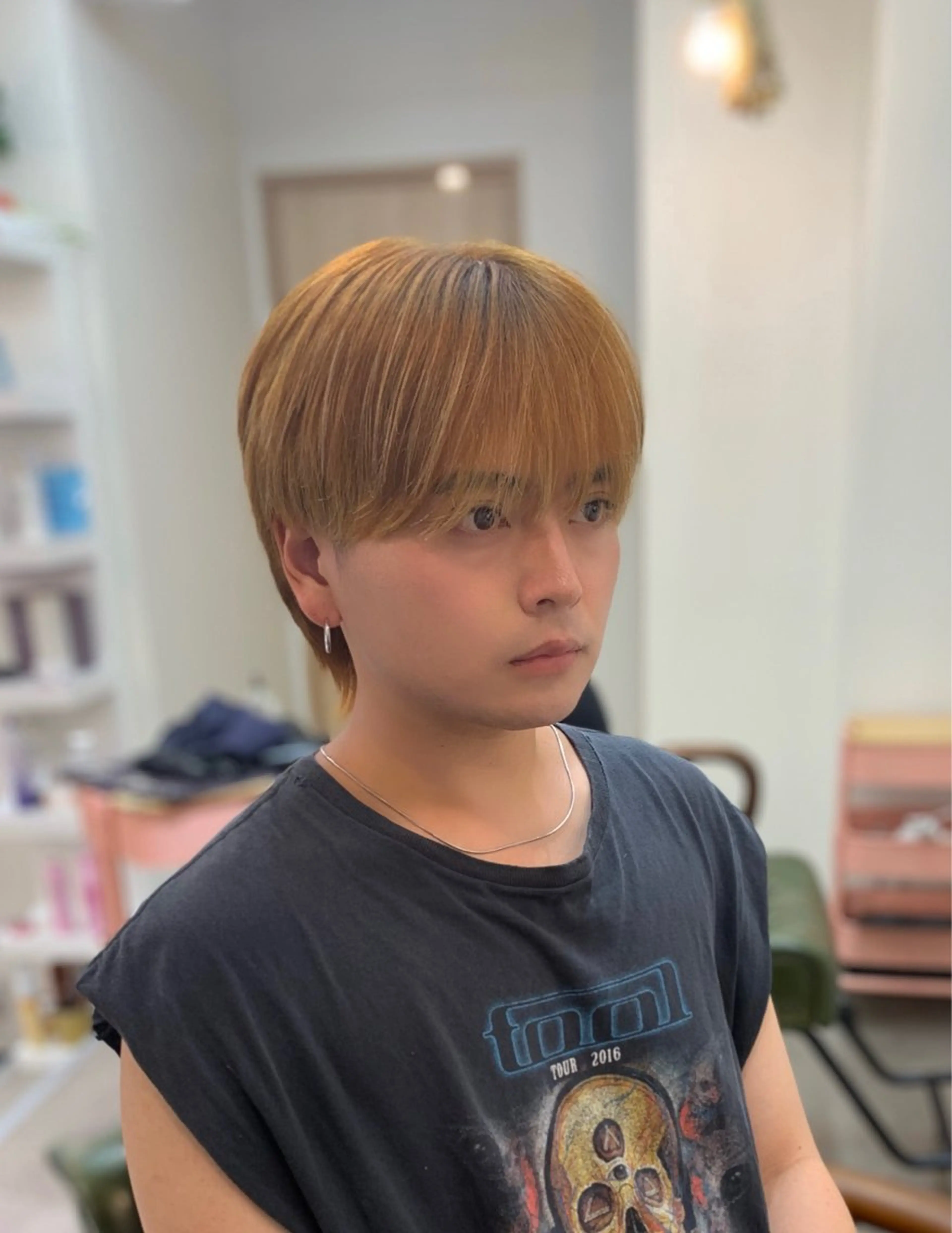 ミディアム メンズ/柏/パーマ/ チハヤのヘアスタイル