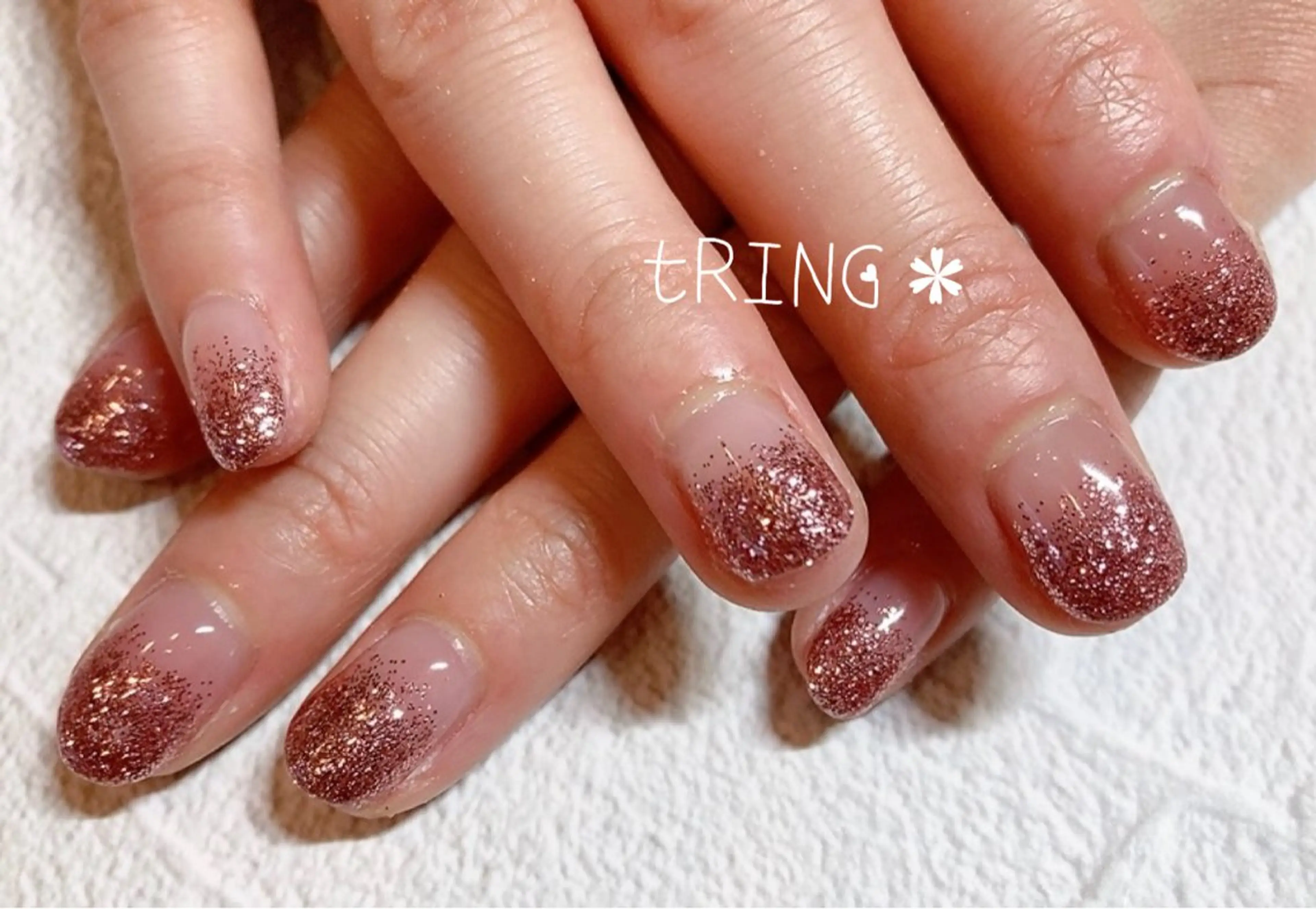 ネイル ハンドネイル tRING＊ しいの木台のネイルデザイン