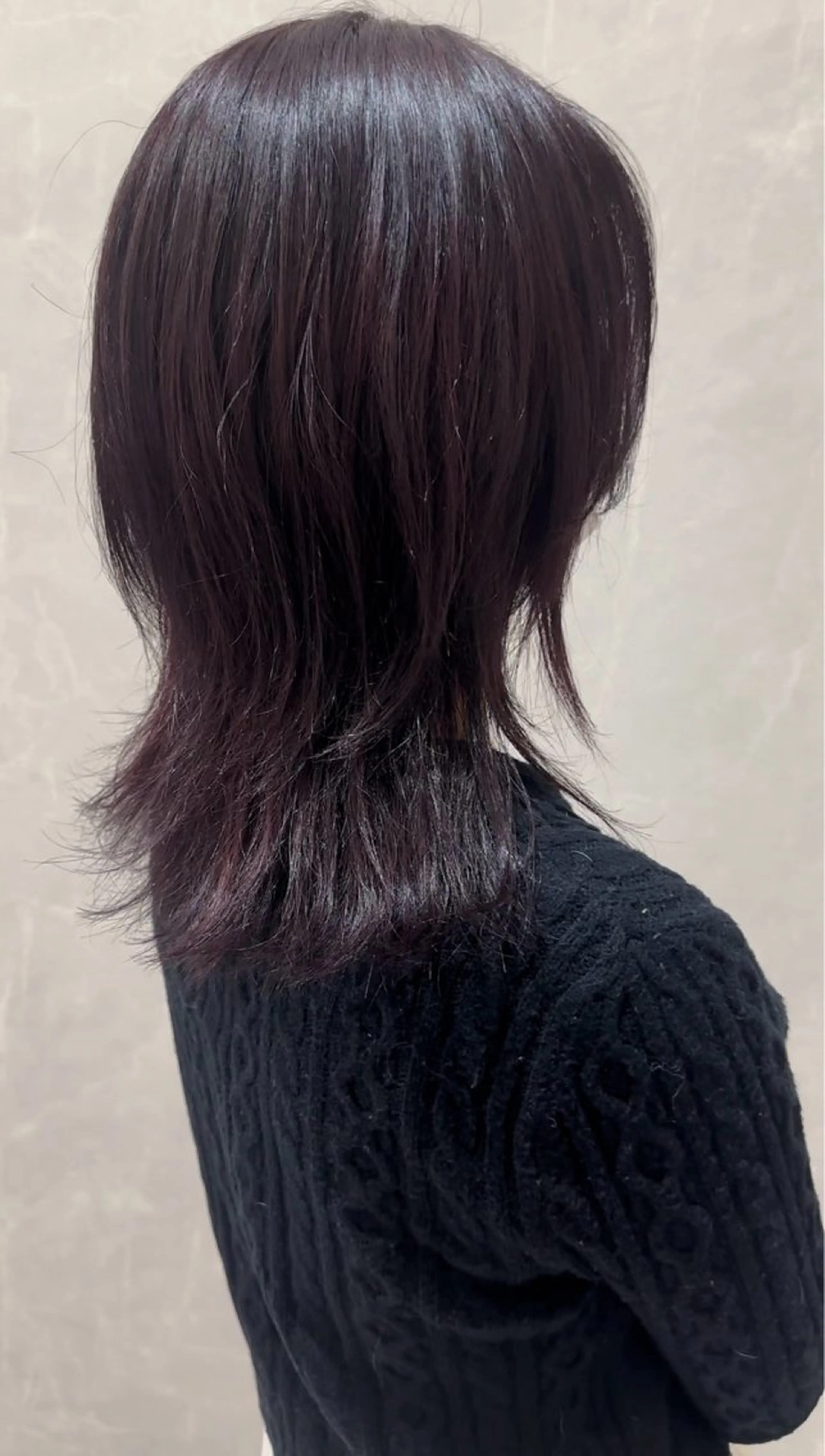 ミディアム カラー ブリーチ レッドカラー 癖毛改善縮毛矯正 /中山なかやまのヘアスタイル