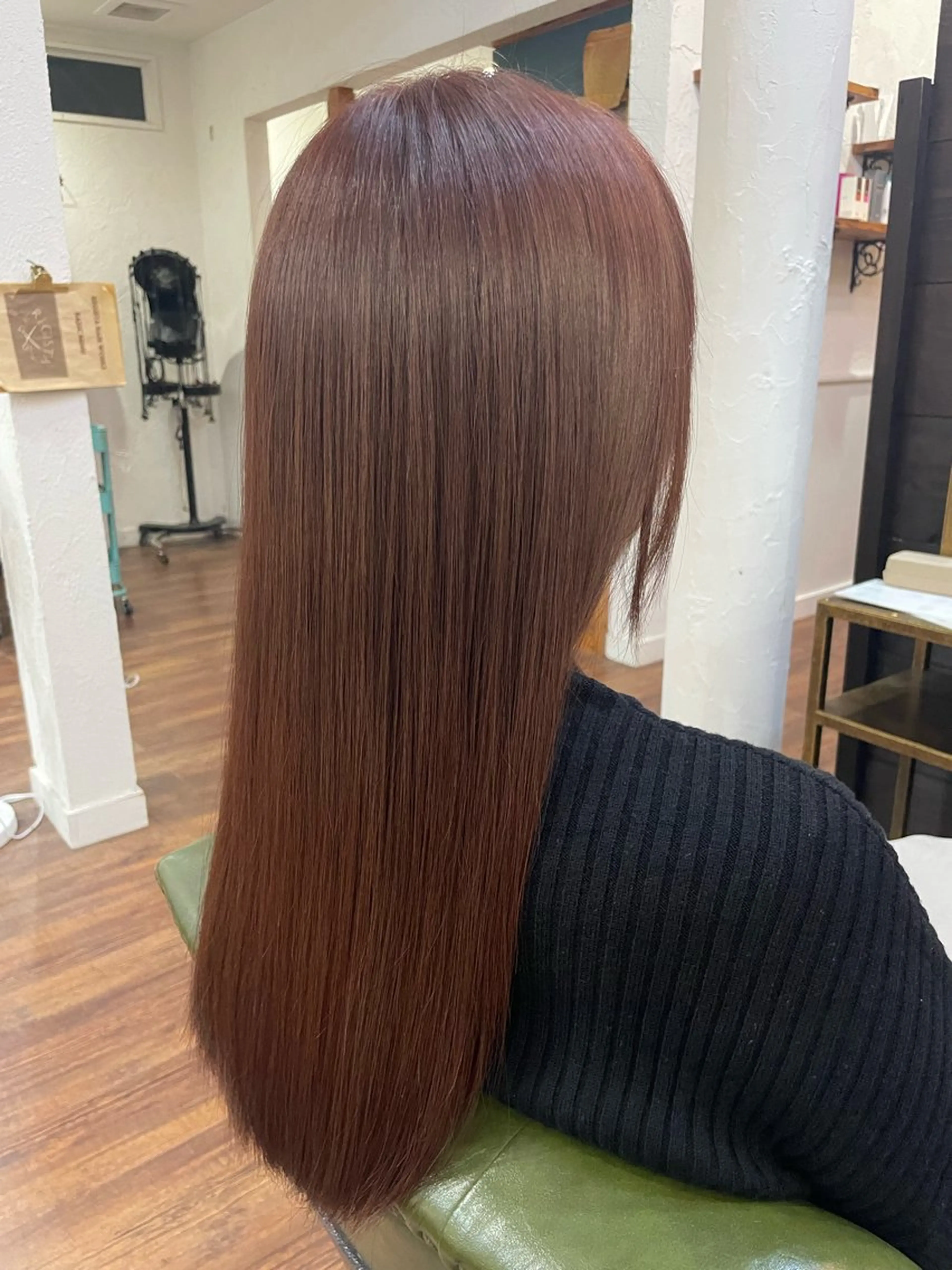 ロング カット ヘアカラー トリートメント 下林 雅明のヘアスタイル