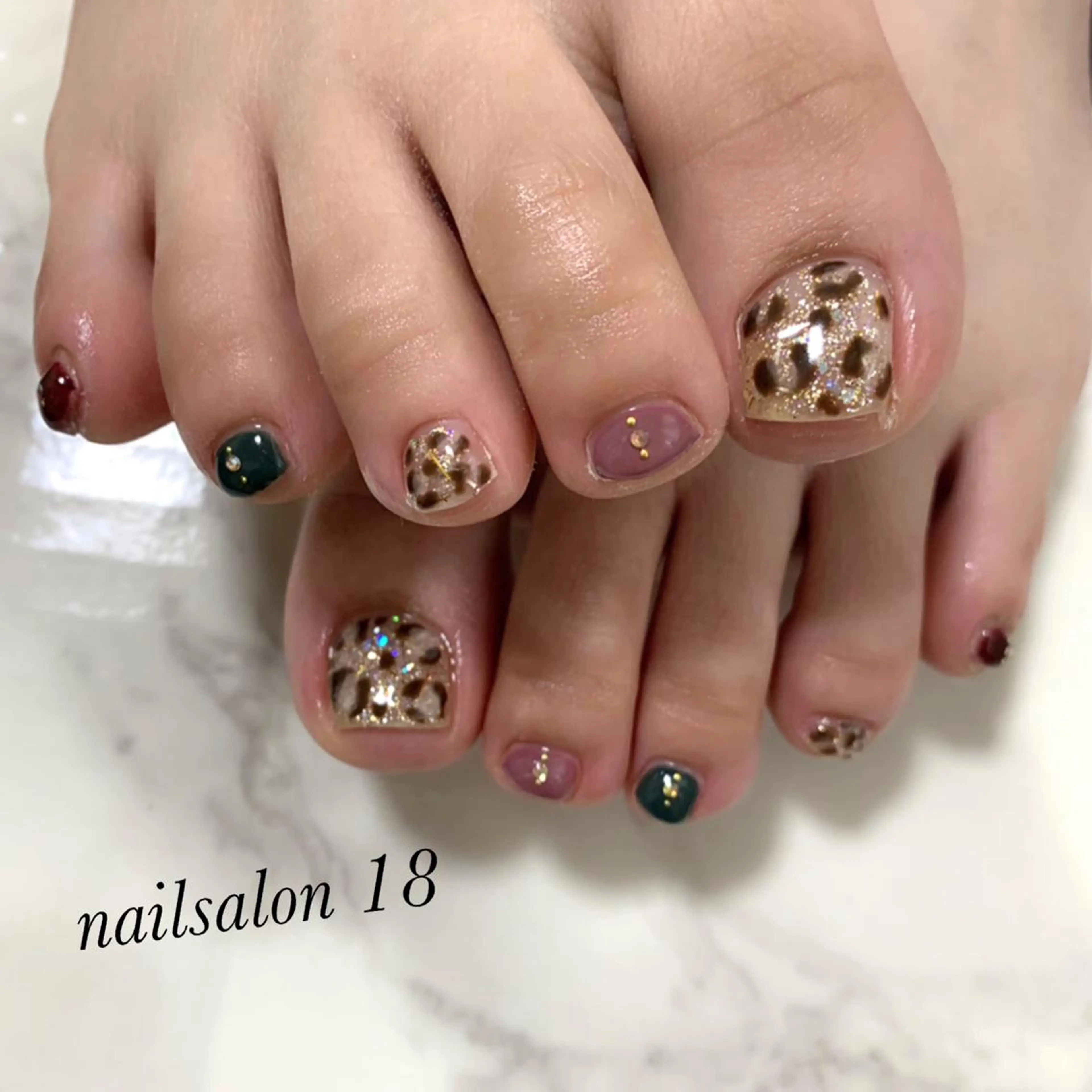 メンズ ネイル フットネイル nail salon 18.のネイルデザイン