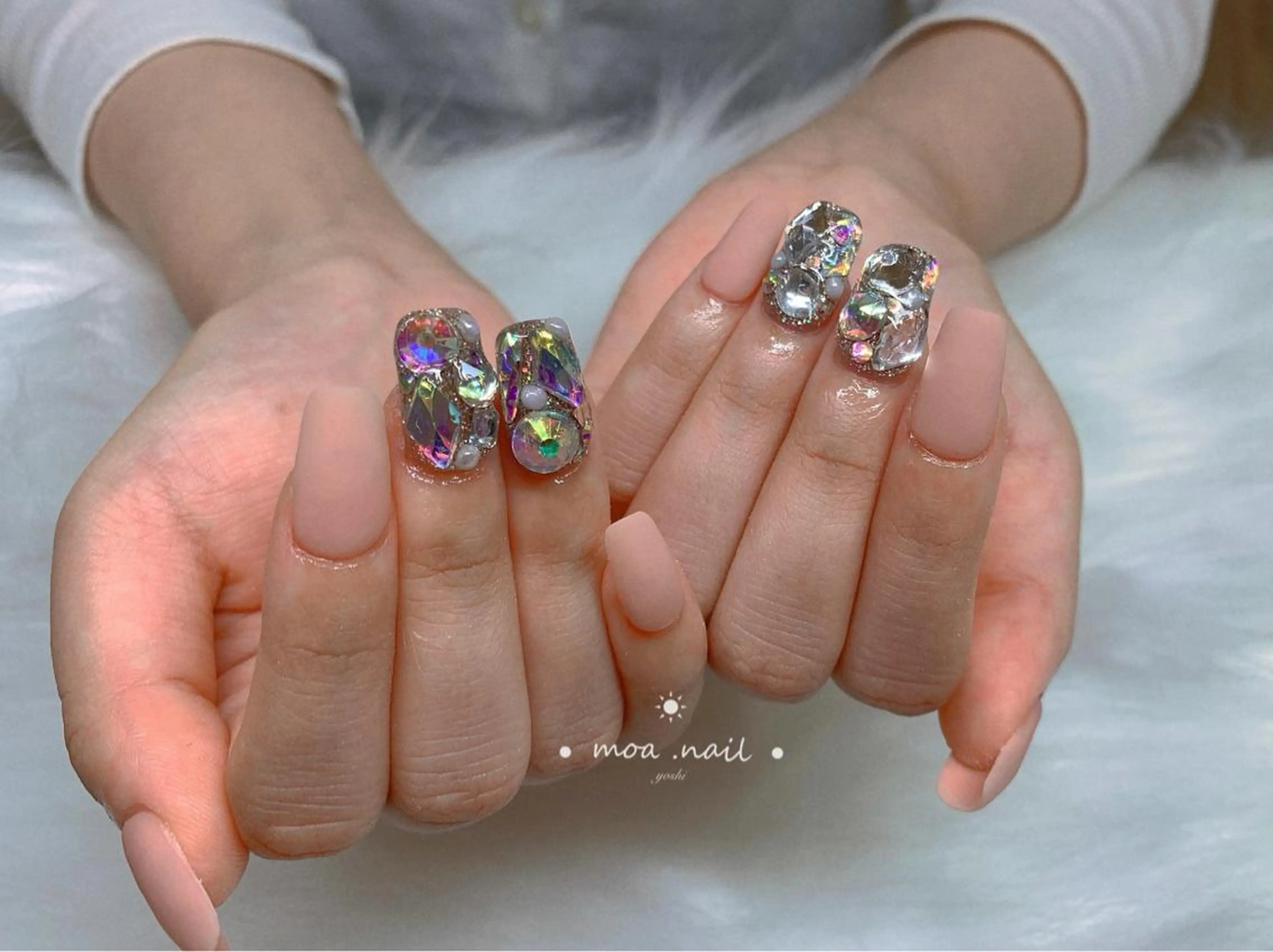 ネイル スカルプネイル MoaNail🫶 Yoshiのネイルデザイン