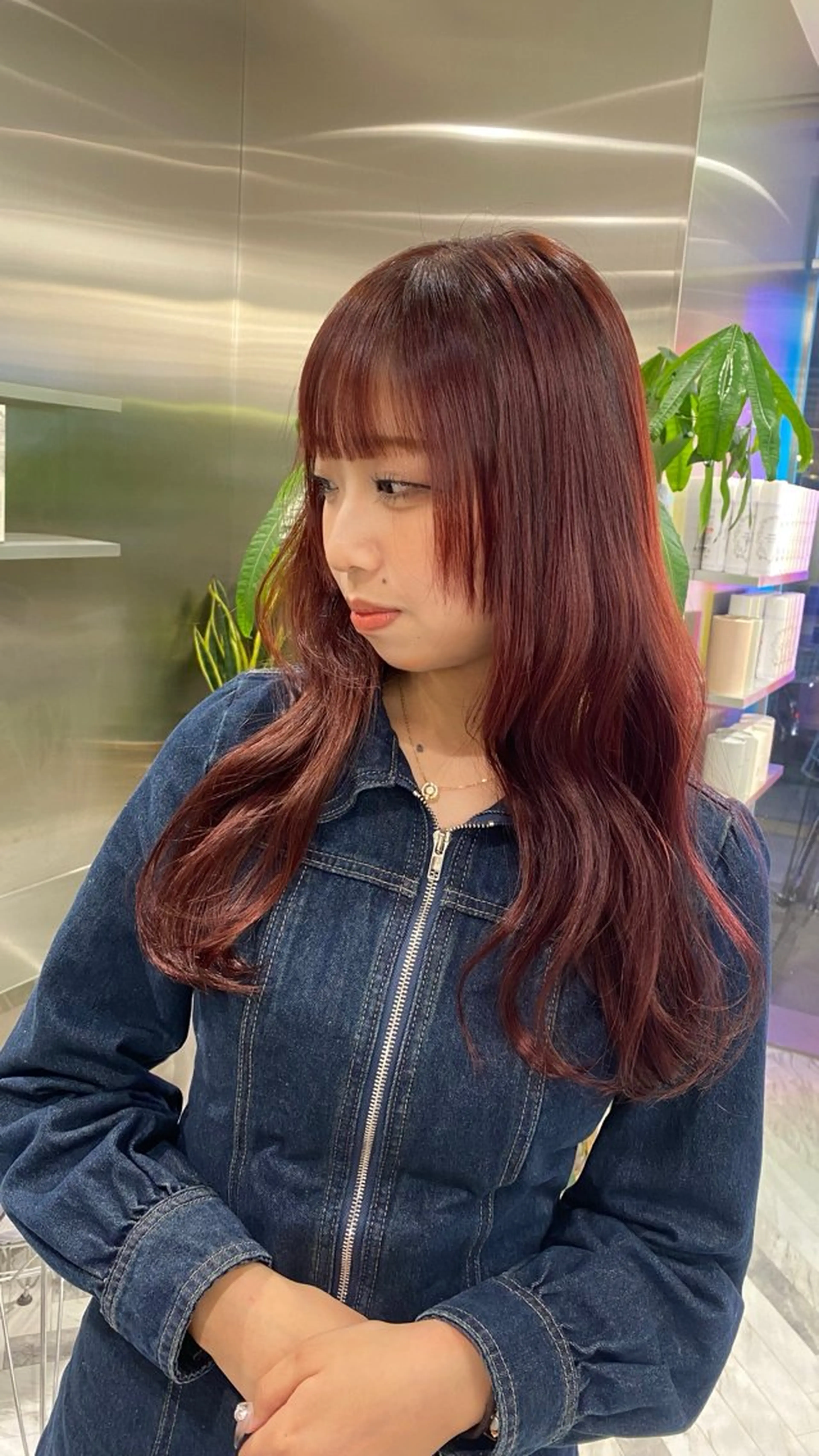 セミロング カラー ヘアカラー カンナ【Y2Kネイル /コーンロウ】のネイルデザイン